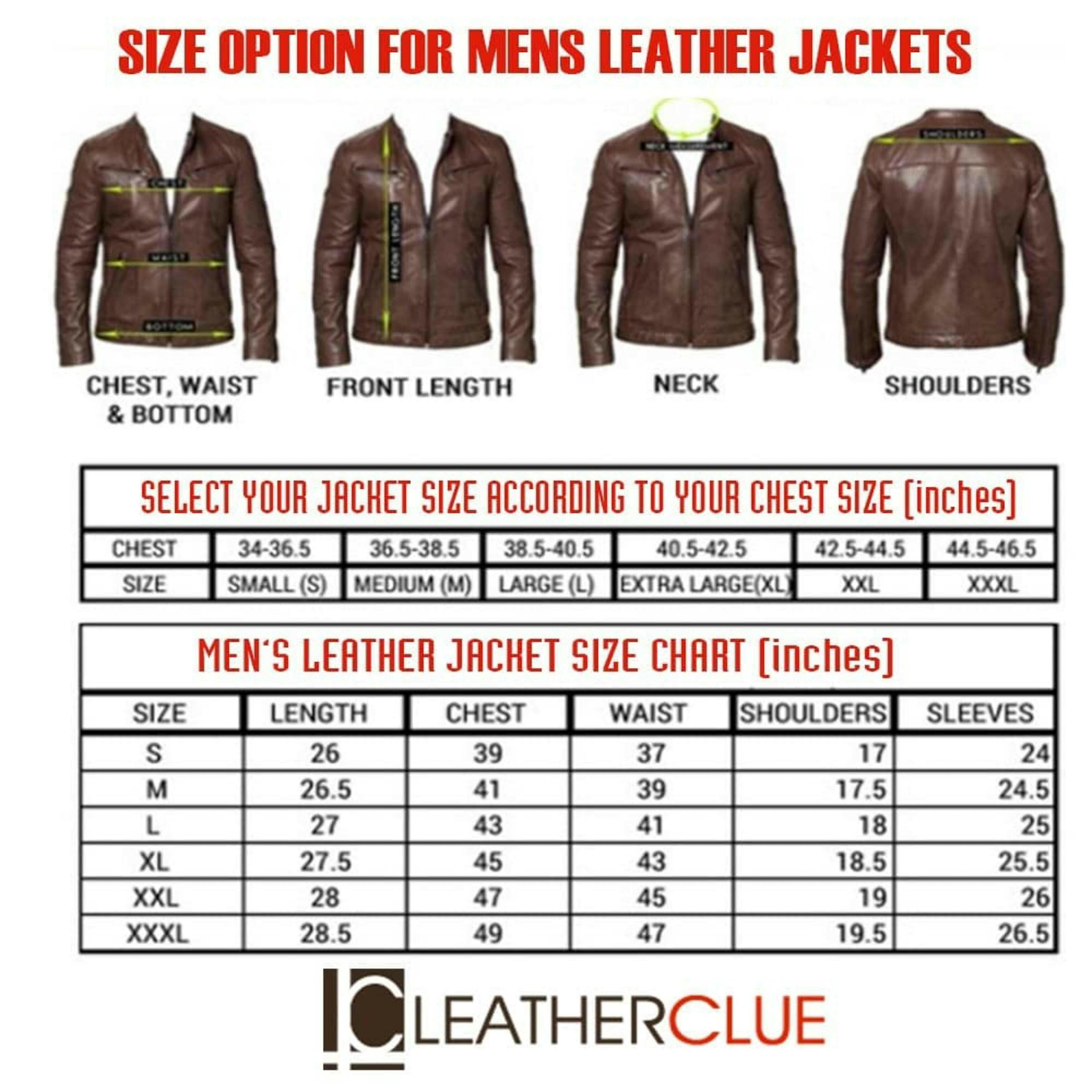 Buy Hiller Men Leather Jacket (Xl) Online at Best Prices in