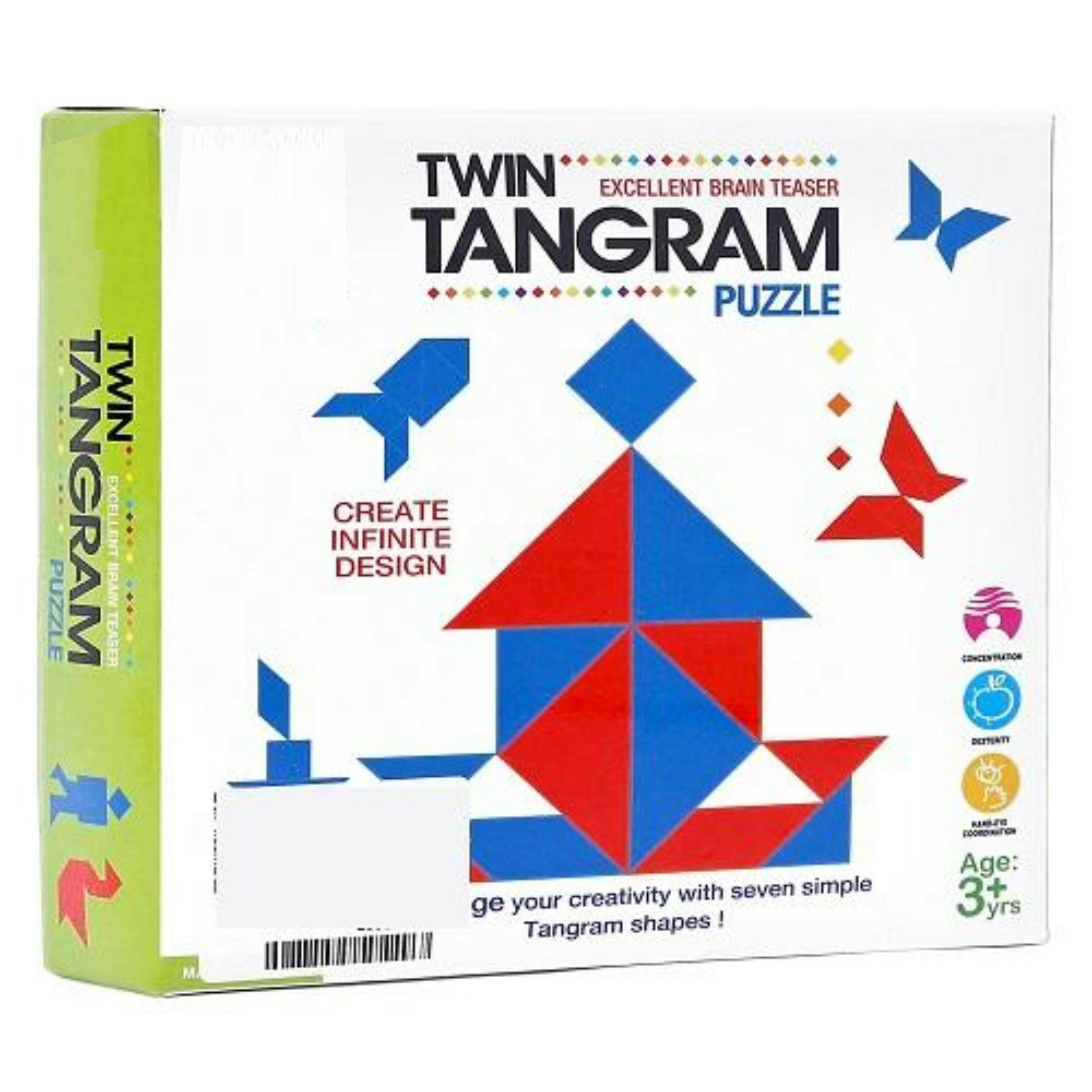 Buy BKDT Marketing 14 pc Tangram Puzzles For Kids (Twin Tangram