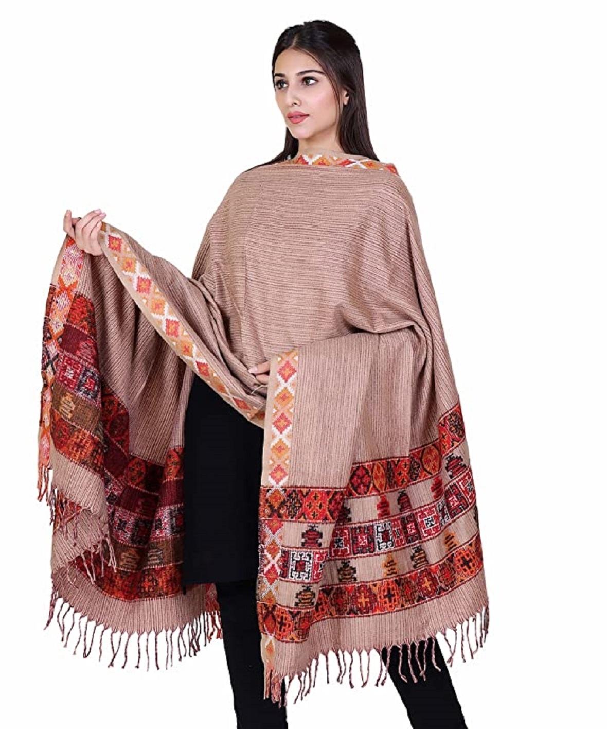 monte carlo pure wool shawl