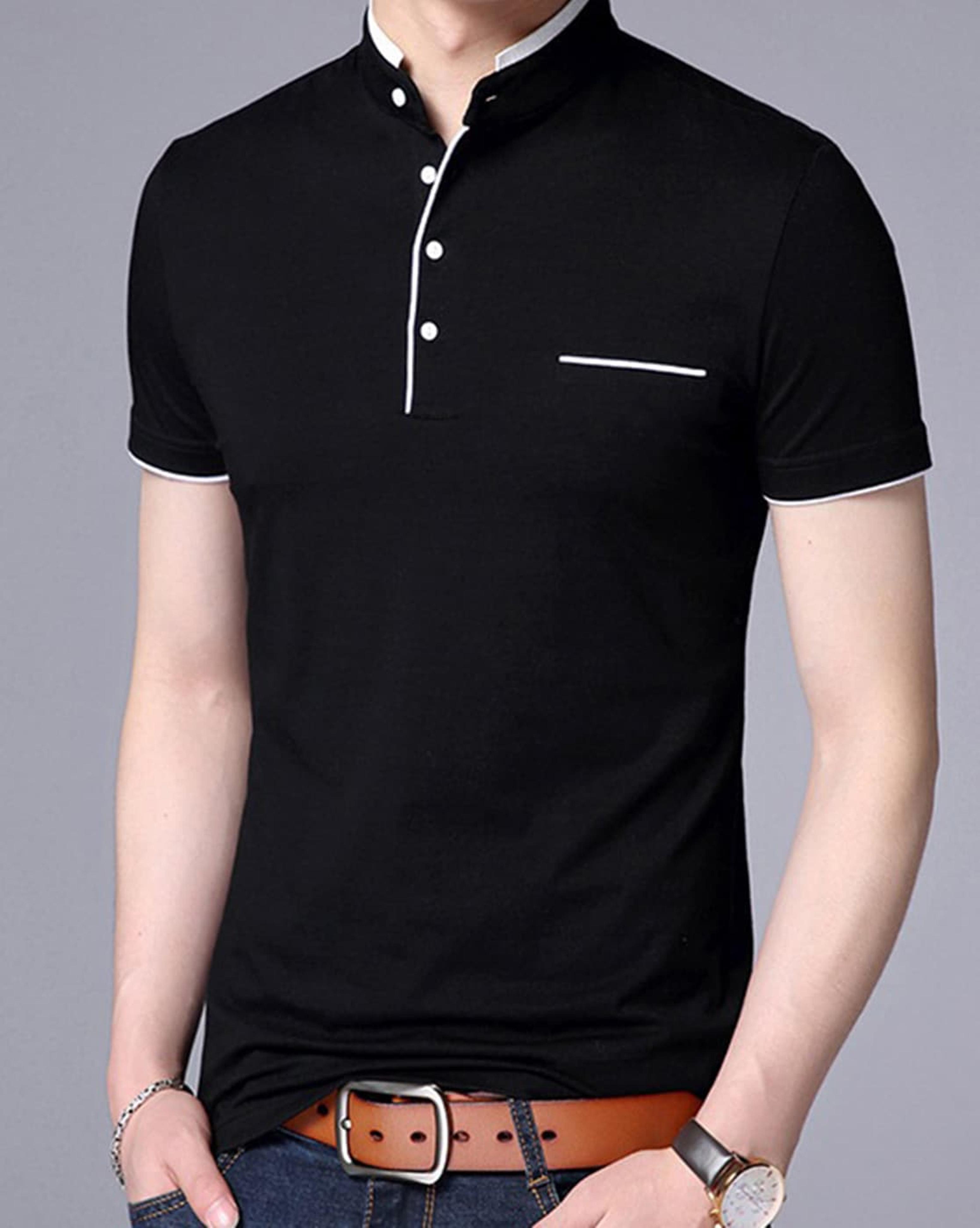 bina collar wala t shirt