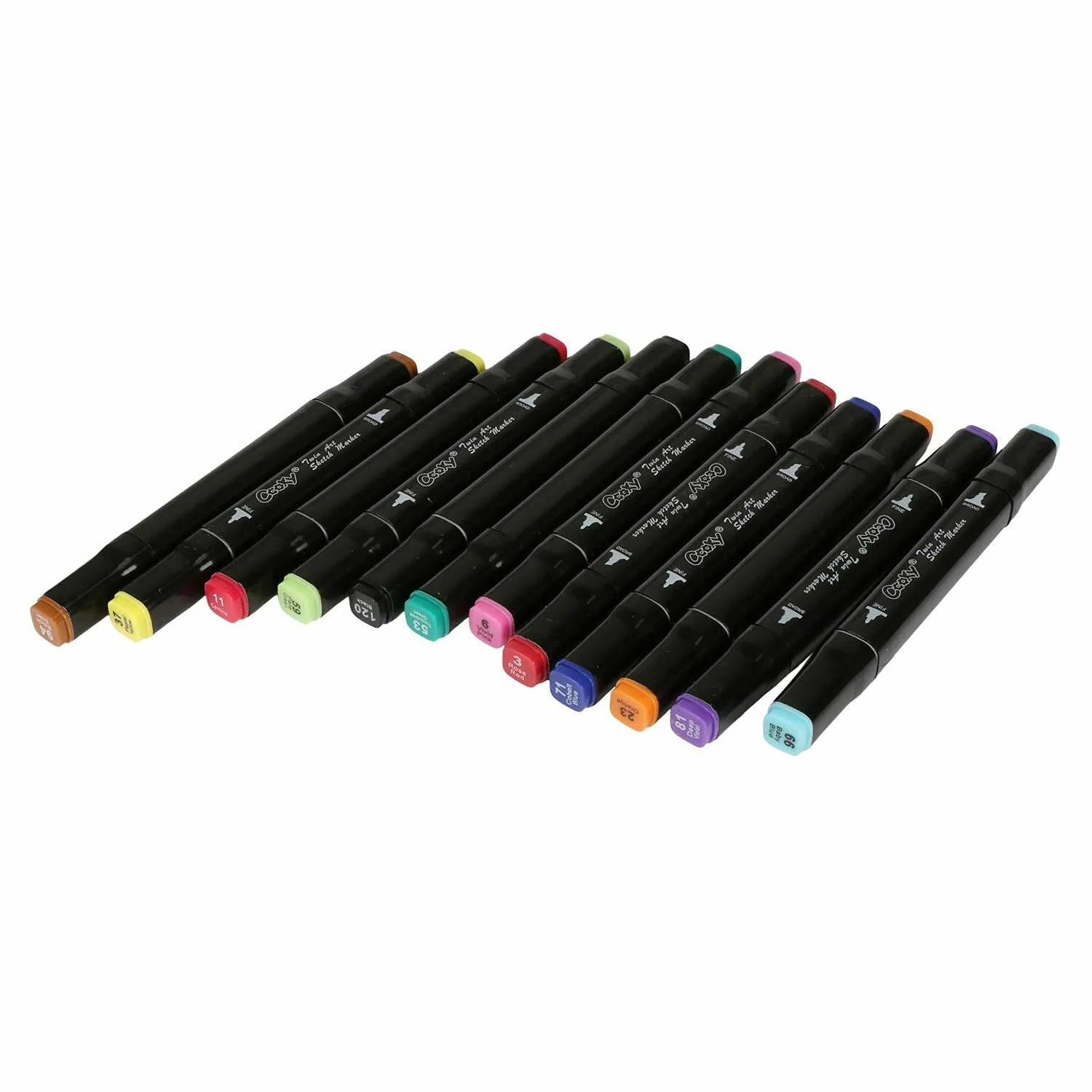 Fineliner Pen Set Surcotto 12pcs Black Pigment Pens India  Ubuy