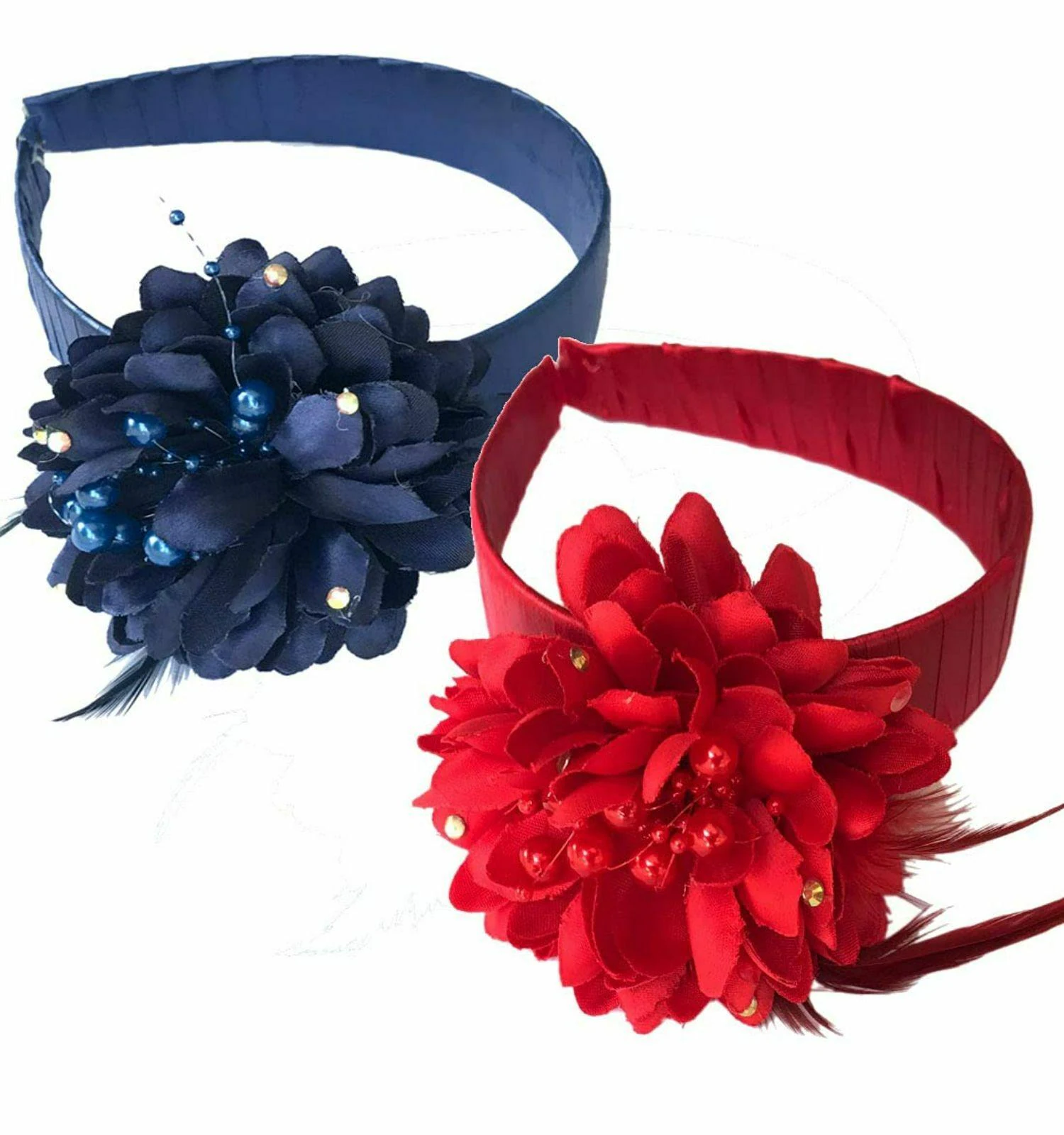 GADINFASHION Multicolor Kid Girls Baby Baby Hair Band Flower Headband (Pack  of 2) - JioMart