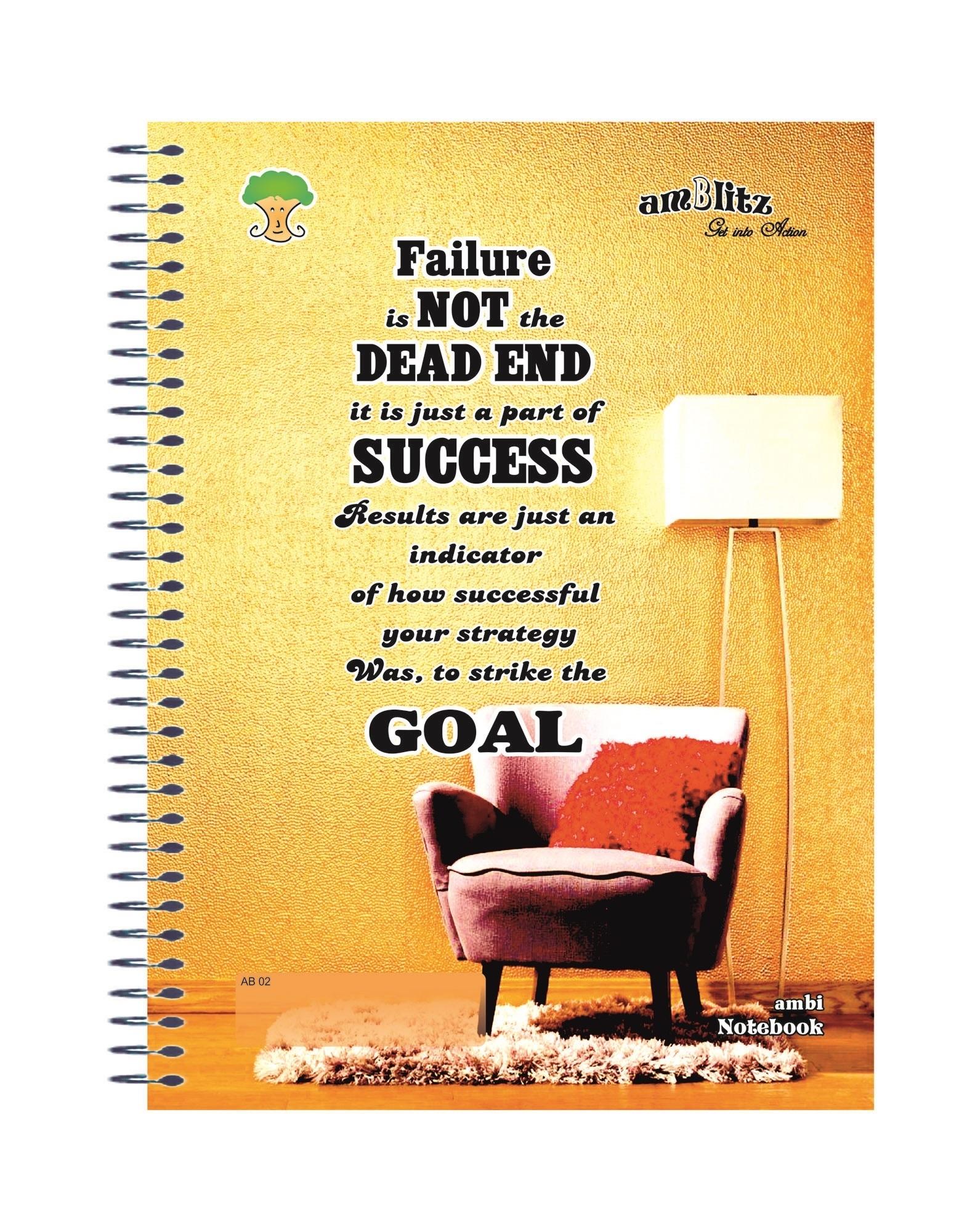 Buy Amblitz Unruled Spiral Notebook | 300 Pages | Pack of 5