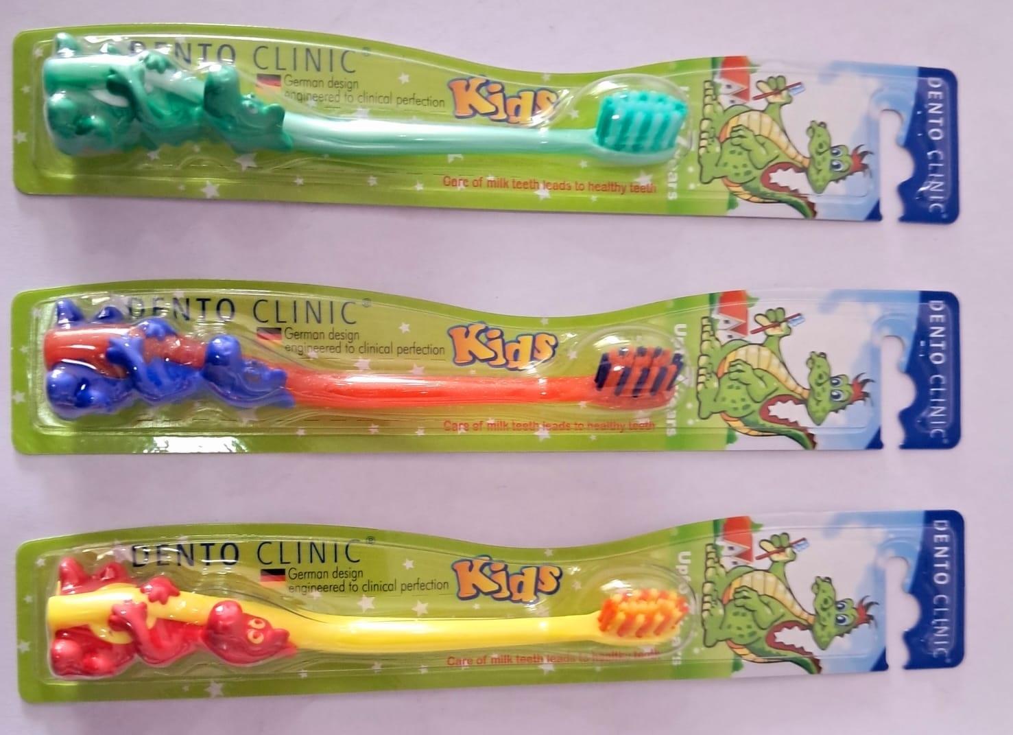 Buy DENTO CLINIC SMILEY KIDS TOOTHBRUSH UP TO 7 YEARS (PACK OF 12