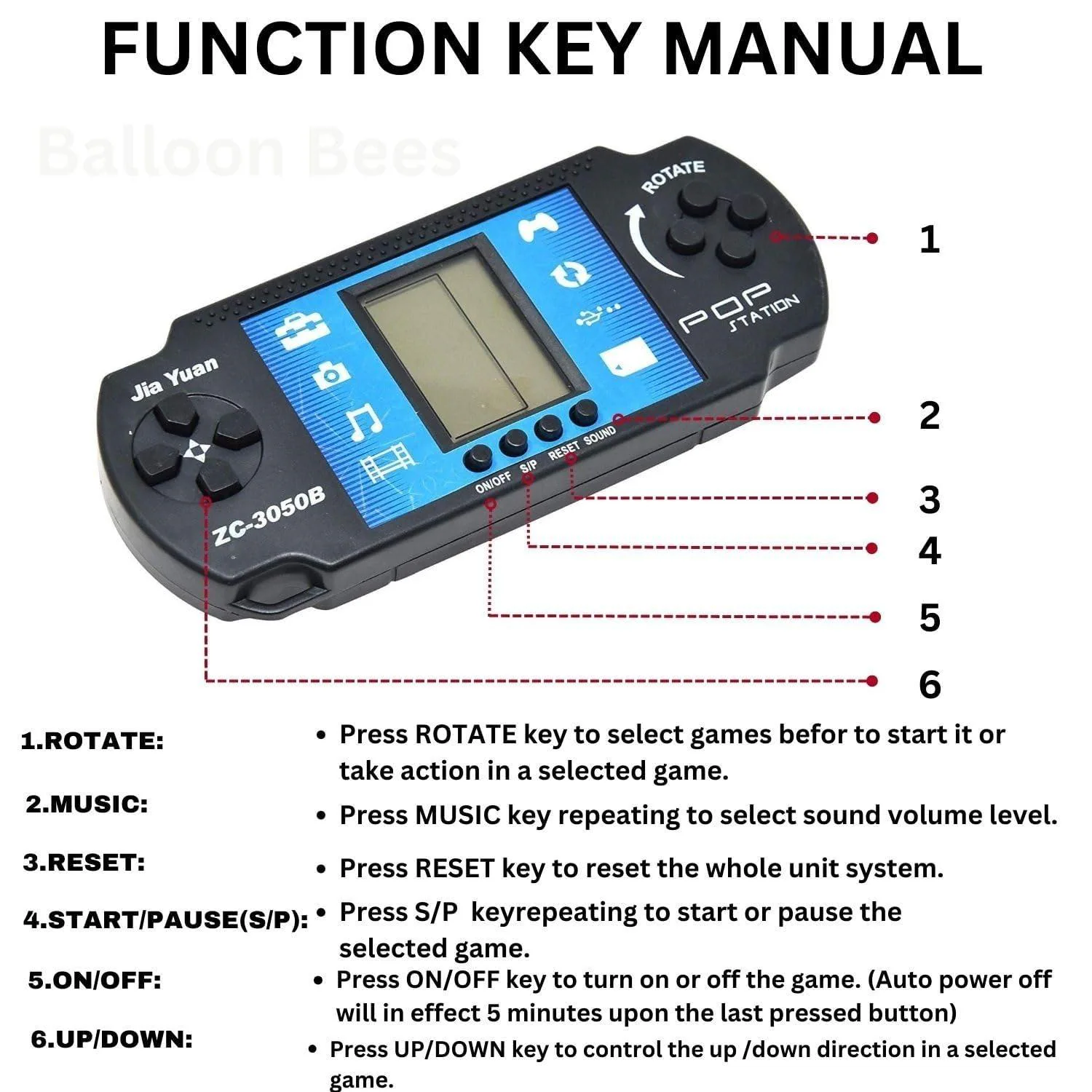 Buy AB TOY WORLD Pop Station Brain Training and Brick Game