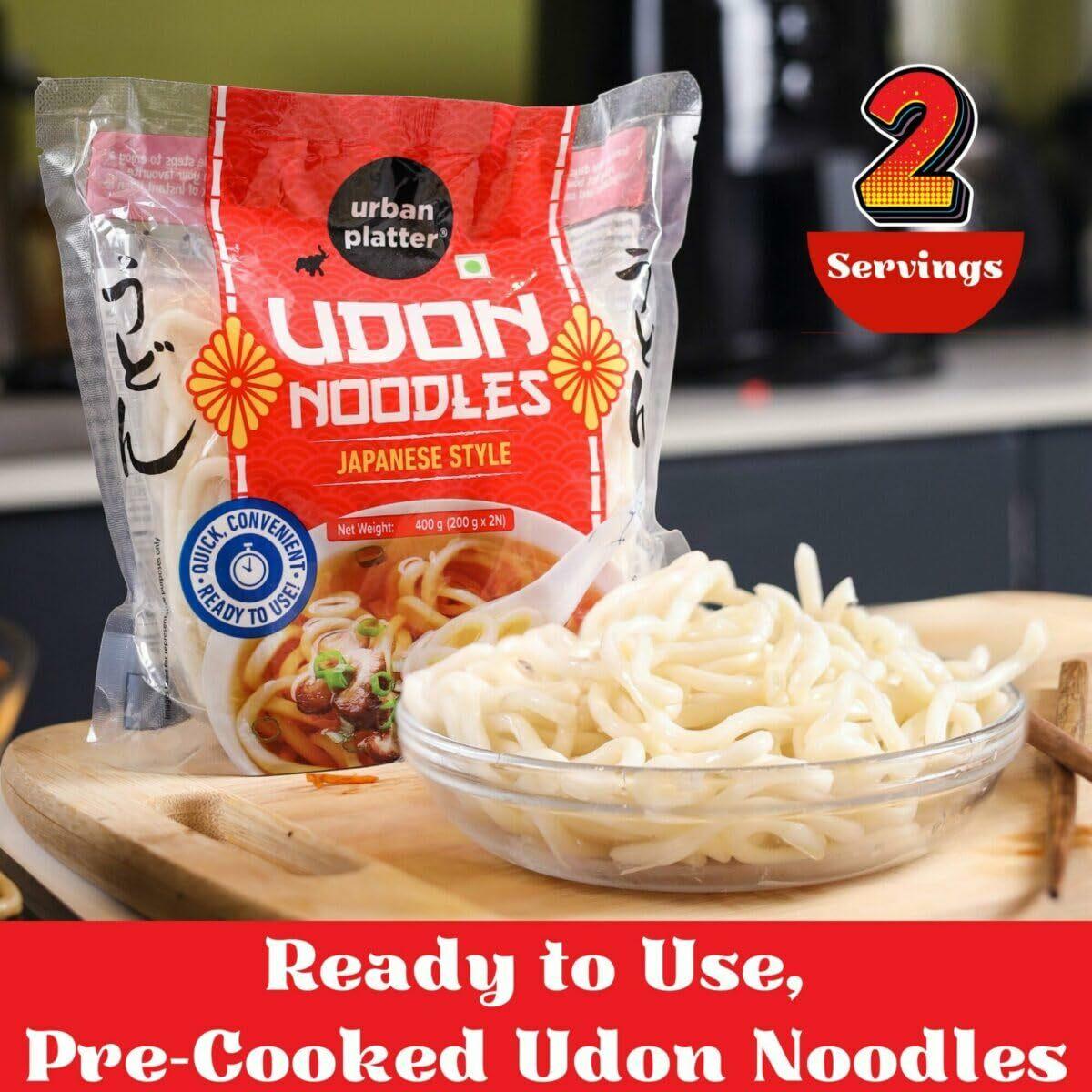 Buy Urban Platter Thick Udon Noodles, 400g (2N x 200g | Ready to