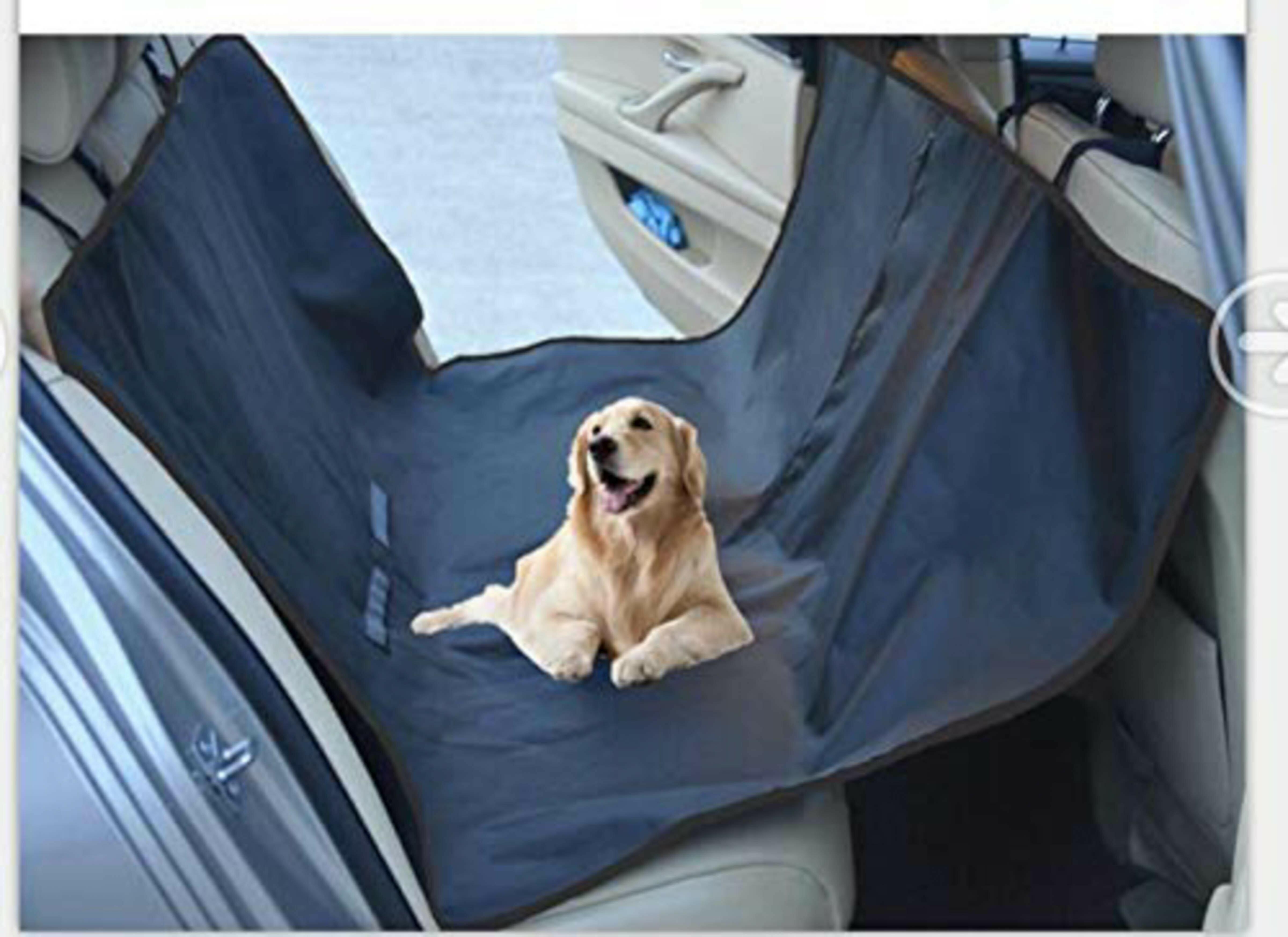 Boot Mat Liner 2in1 21BLK5428 Mr E Saver© Waterproof Heavy Duty Rear Black Pet Dog Cat Seat Cover Protector Hammock 