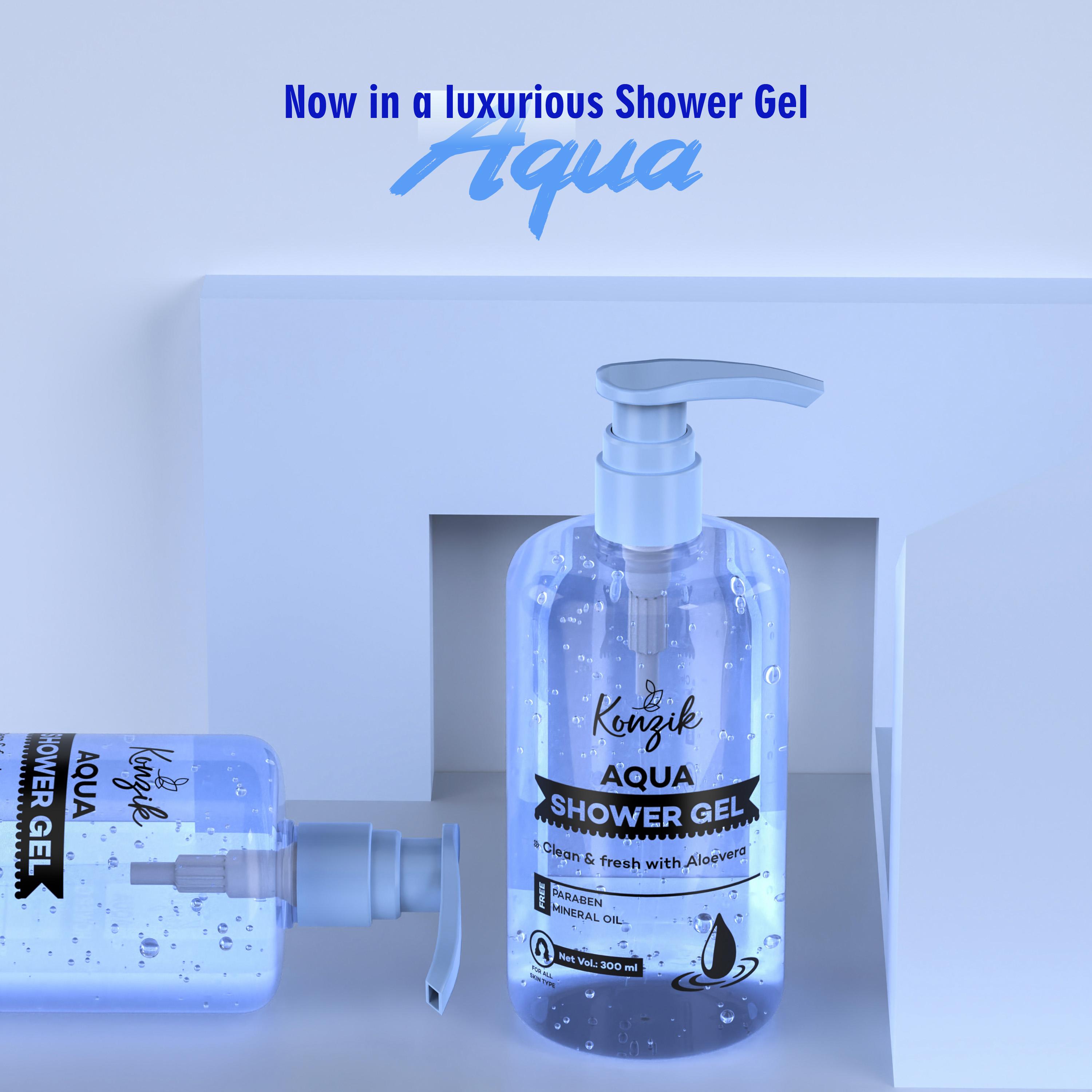 Buy Konzik Aqua Shower Body Wash Gel For Deep Cleansing, Hydrating
