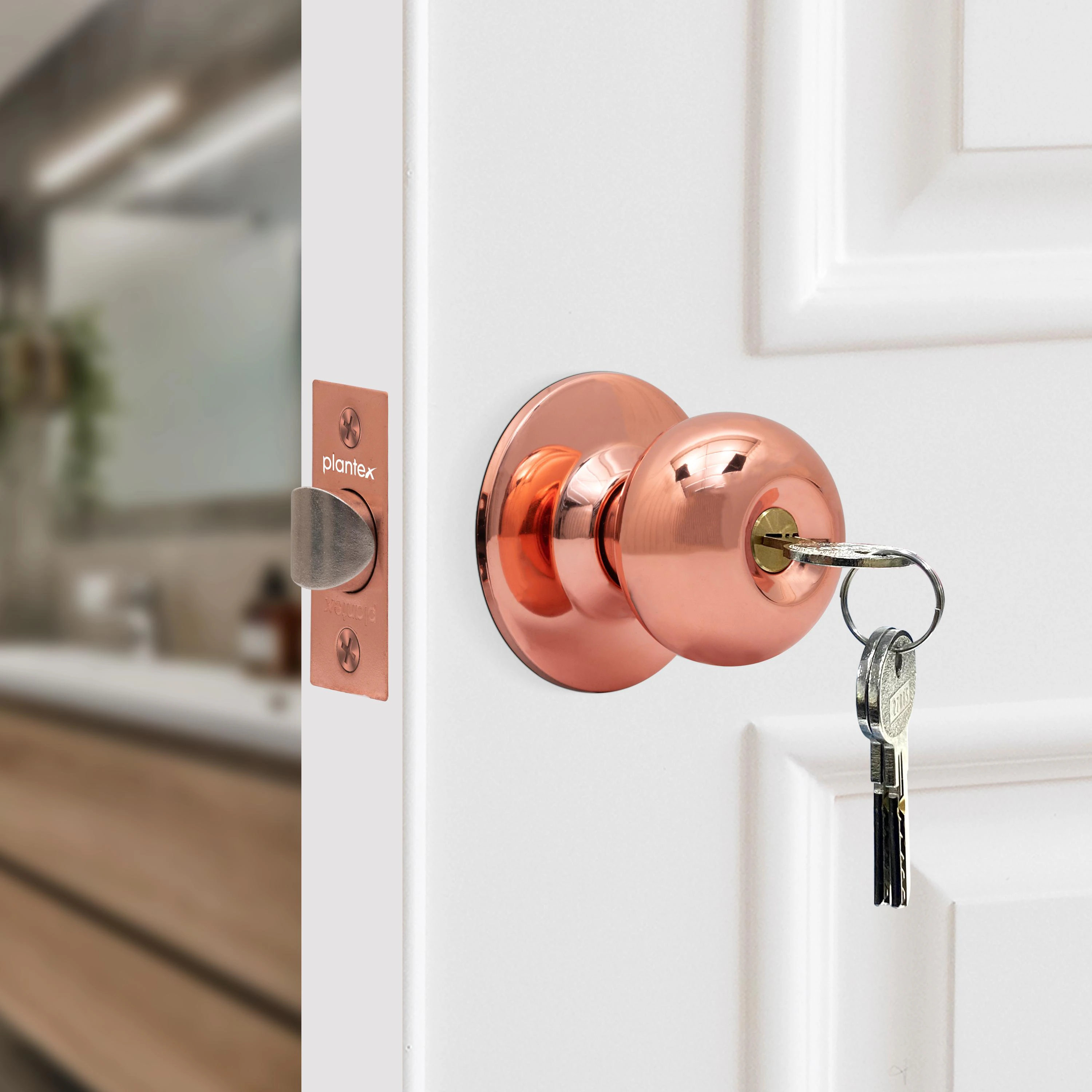 Buy Plantex Door Lock - Cylindrical Door Lock with 3 Keys/Tubular