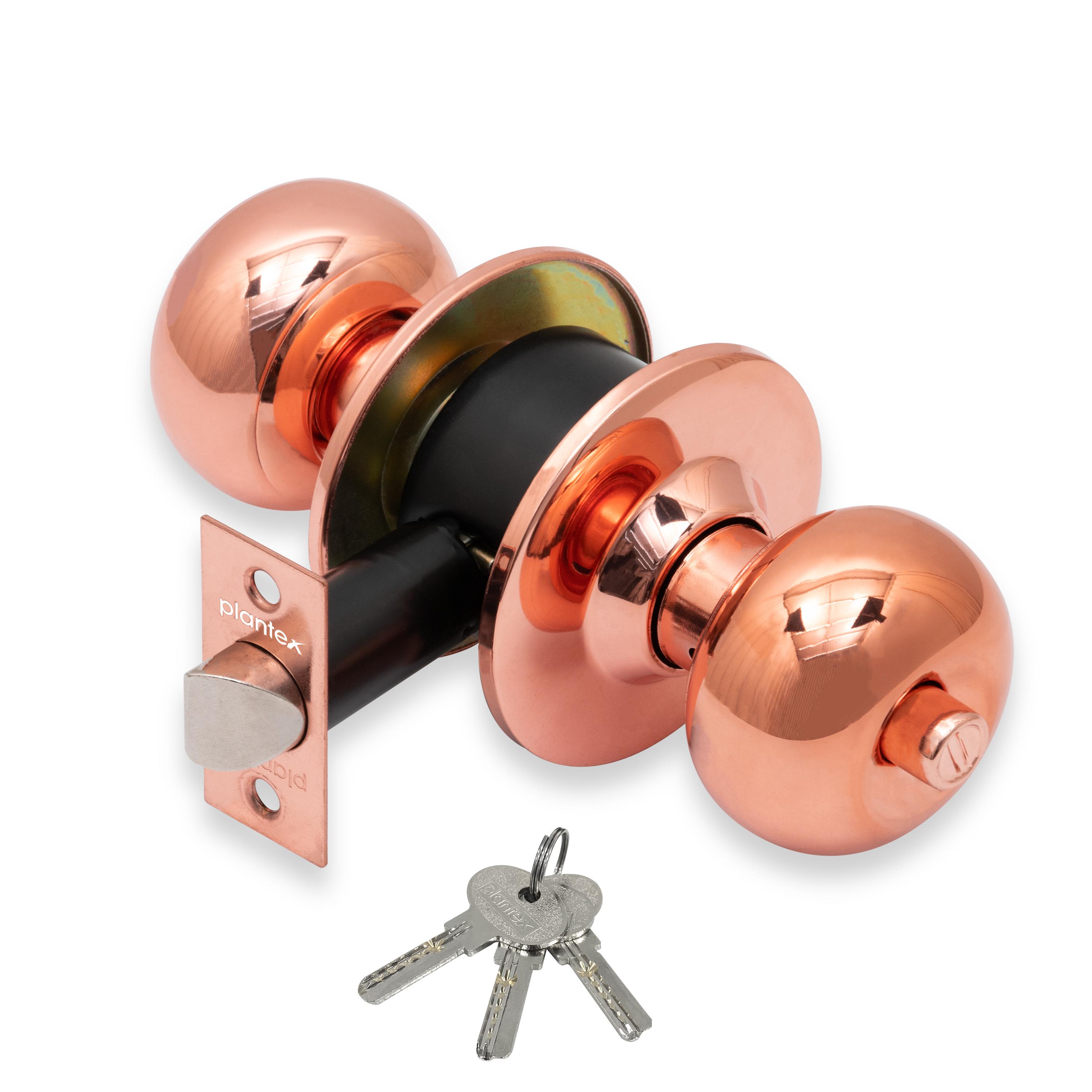 Buy Plantex Door Lock - Cylindrical Door Lock with 3 Keys/Tubular