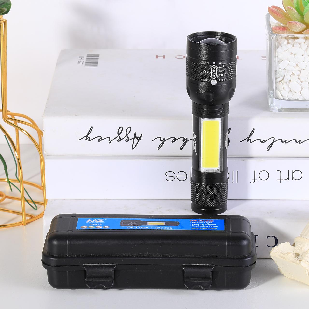 Licoさま 専用 Buy MZ 913 (ZOOMABLE METAL TORCH) Super Bright 50W Laser LED Light