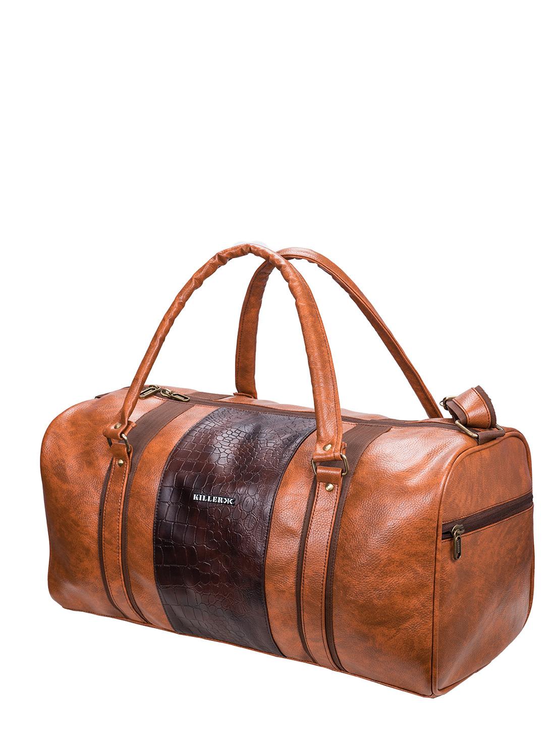 killer leather duffle bolsa