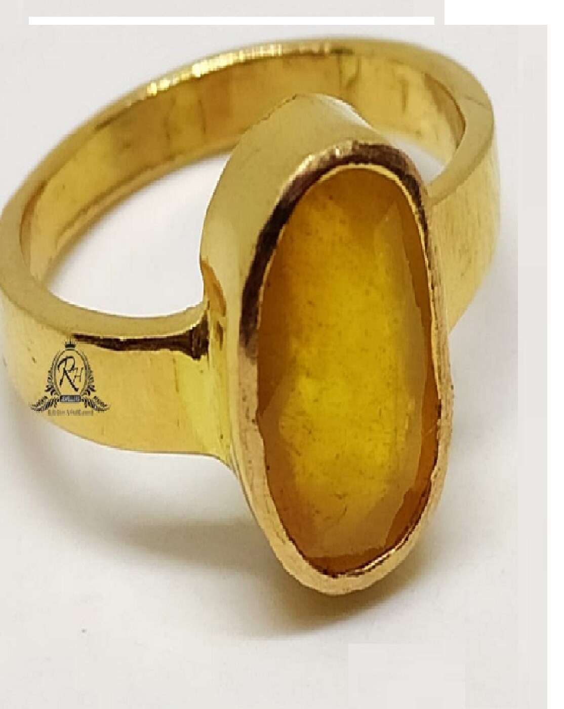Citrine Stone Rings Designs | New Yellow Stone Jewellery Collection |  Pukhraj. - YouTube