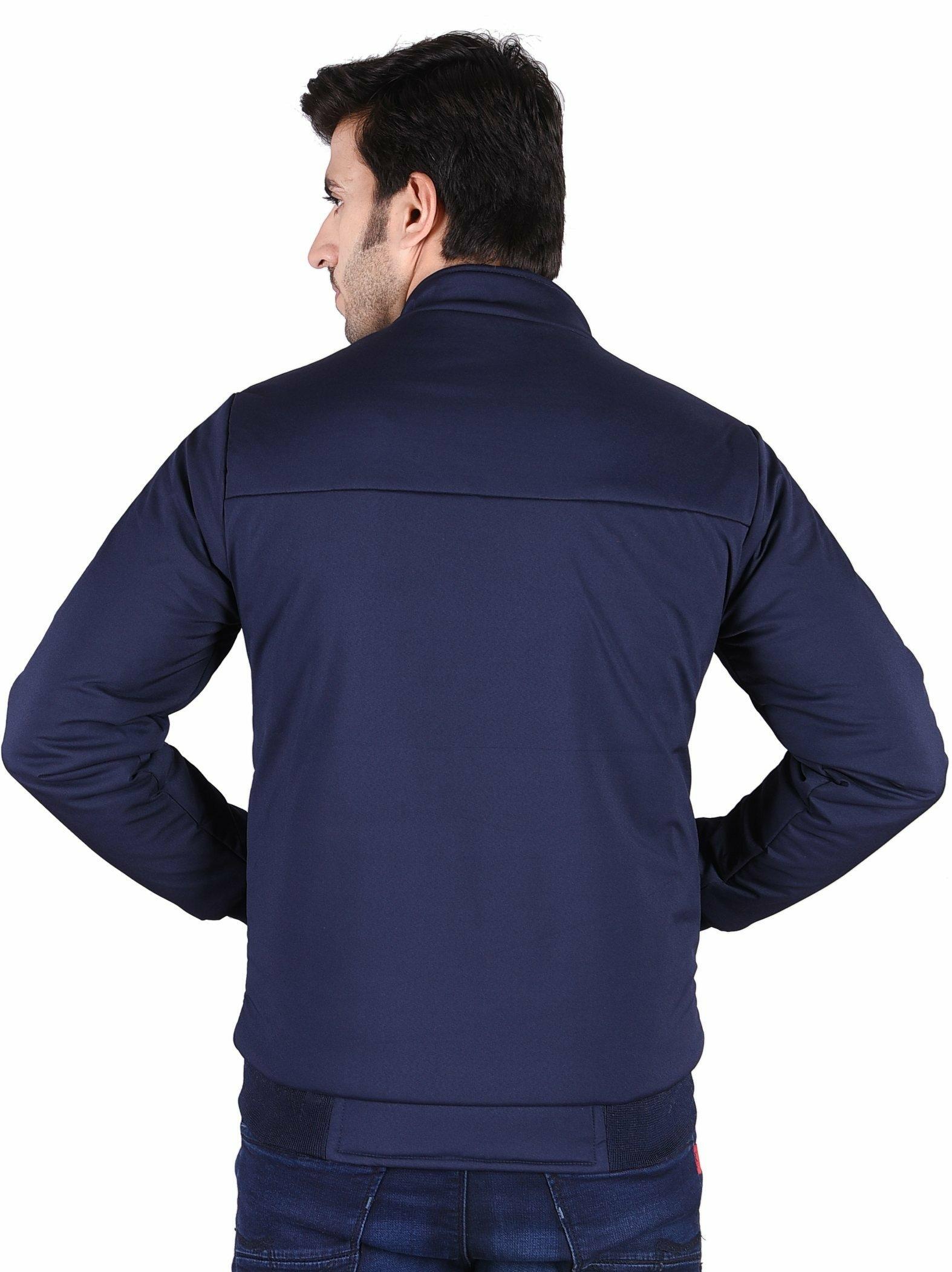 Buy Jaguro Men's Winter Reverisble Jacket Dual Side Wearable