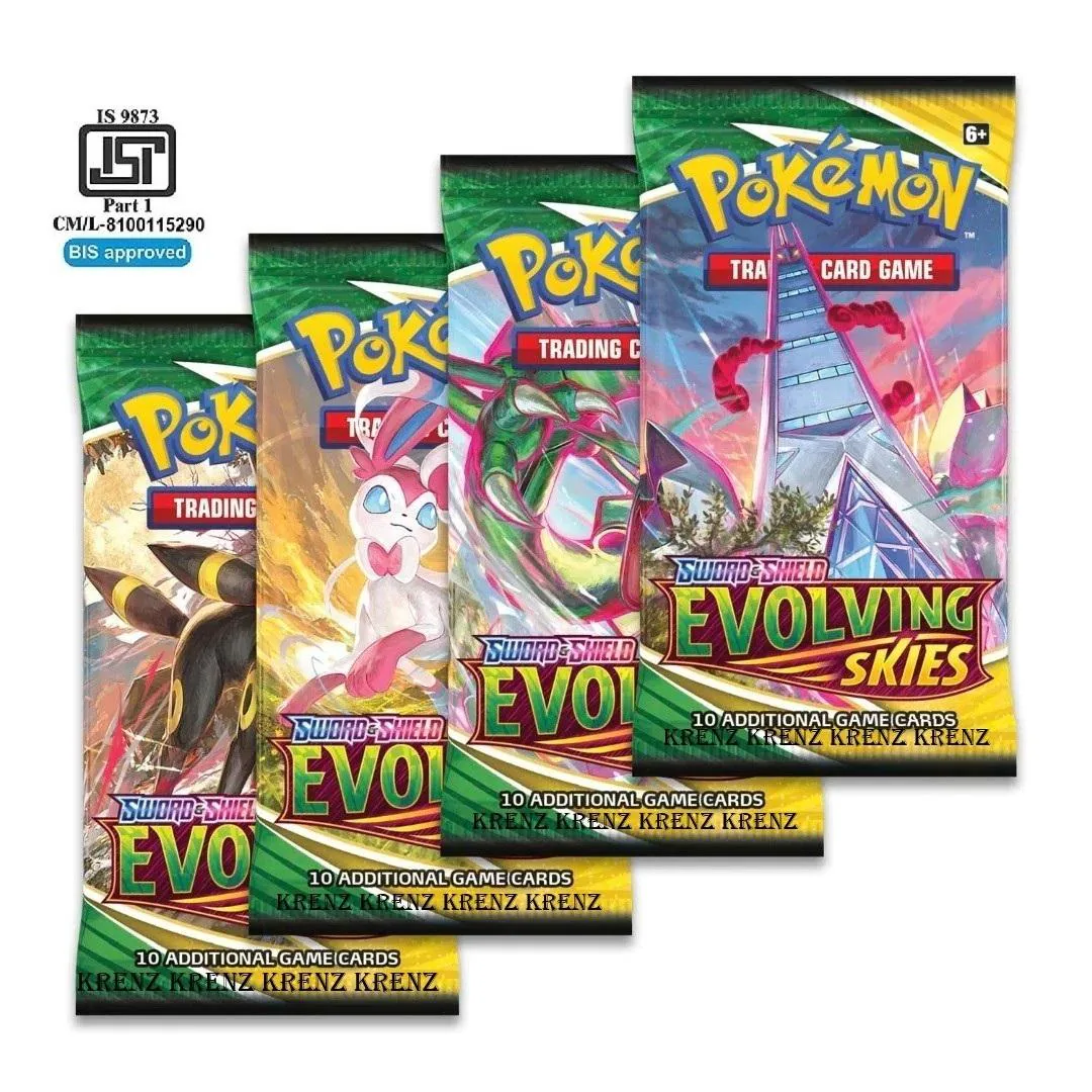Buy Moonza Pokemon TCG: Evolving Skies 36 Booster Pack For Kid's