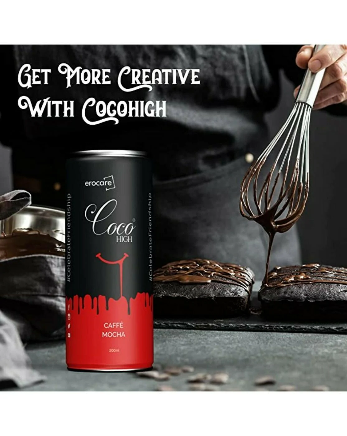 Buy COCO HIGH Combo of Swiss Chocolate (2 Can) + Caffe Mocha (2