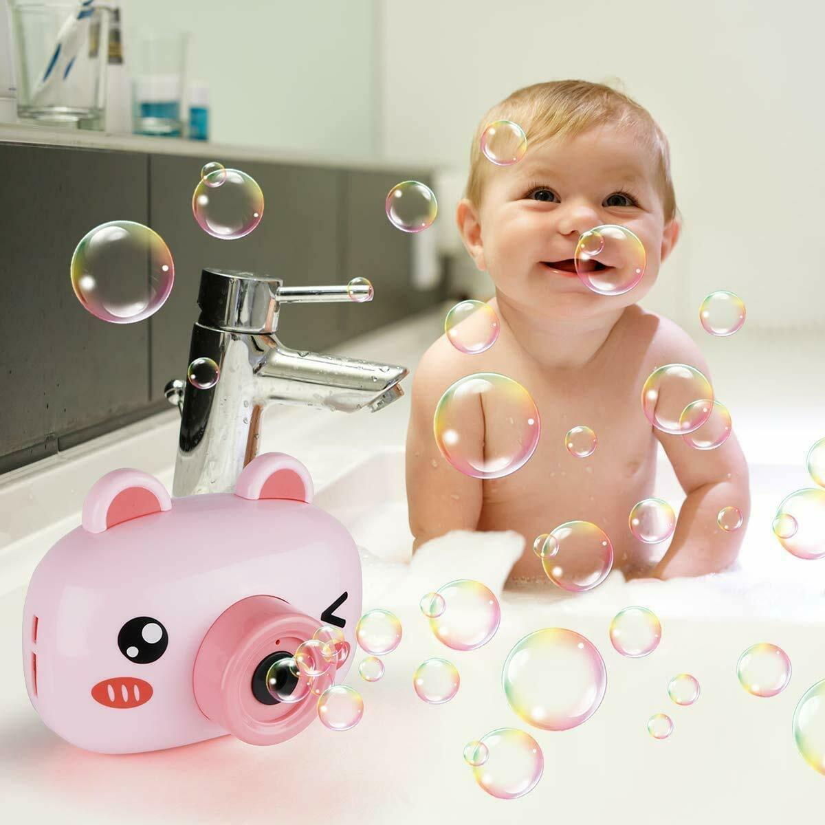Camera Bubble Blower for Kids Toddlers Music Sounds Rich Bubble,For Party，Wedding Seilent Bubble Machine
