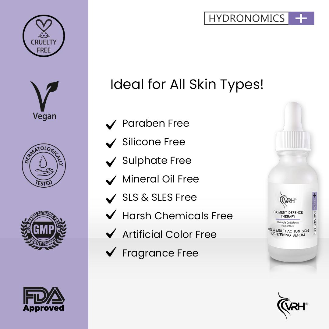 Buy VRH Hydronomics HQ4% Serum | Kojic Acid , Hyaluronic Acid