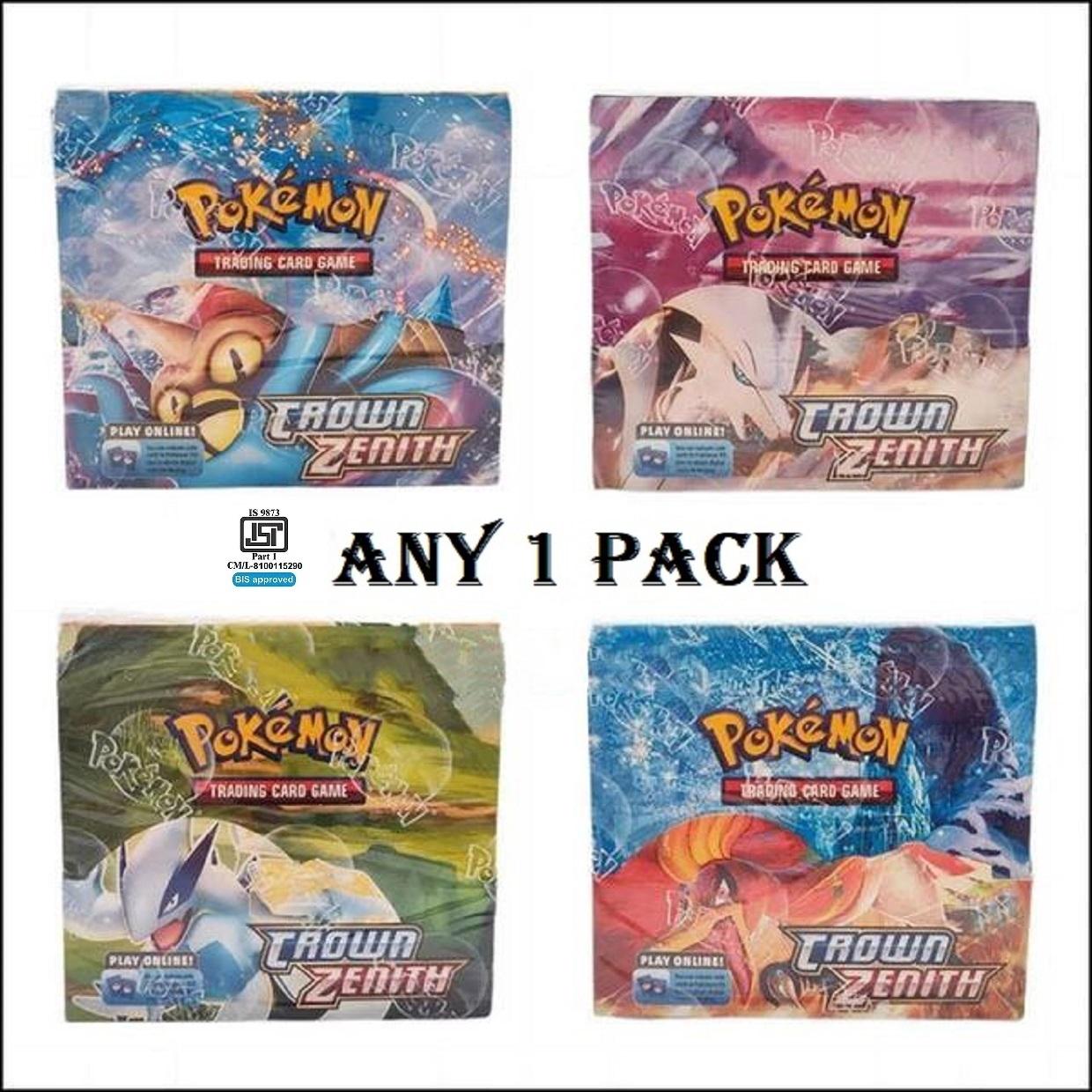 Buy Moonza Pokemon Trading Card Game Crown Zenith 36 Booster Packs