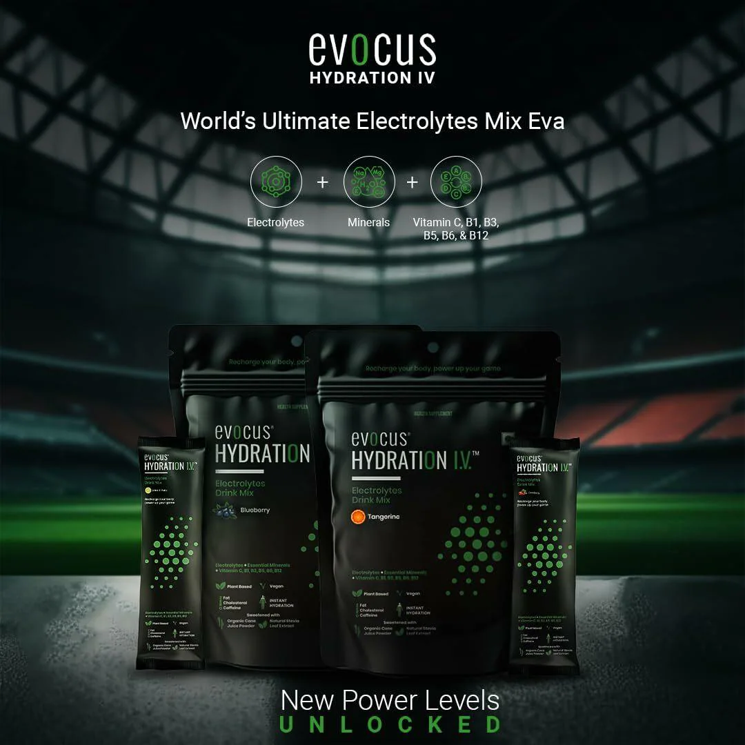 【新品未開封】THE POWERFUL HYDRATION COLLECTION Buy Evocus Hydration IV - Electrolyte Drink Mix Powder Cranberry