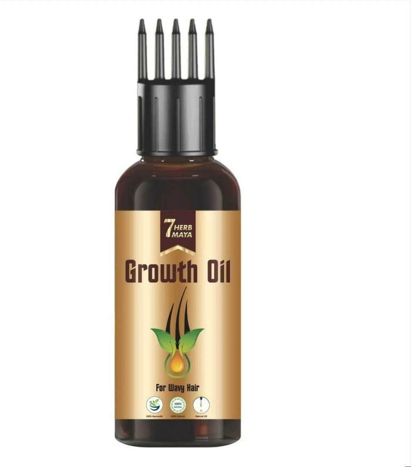 7Herbmaya Hair Oil Bhringraj for Wavy Hair Growth Men and Women 300 ml  (Pack of 3) - JioMart