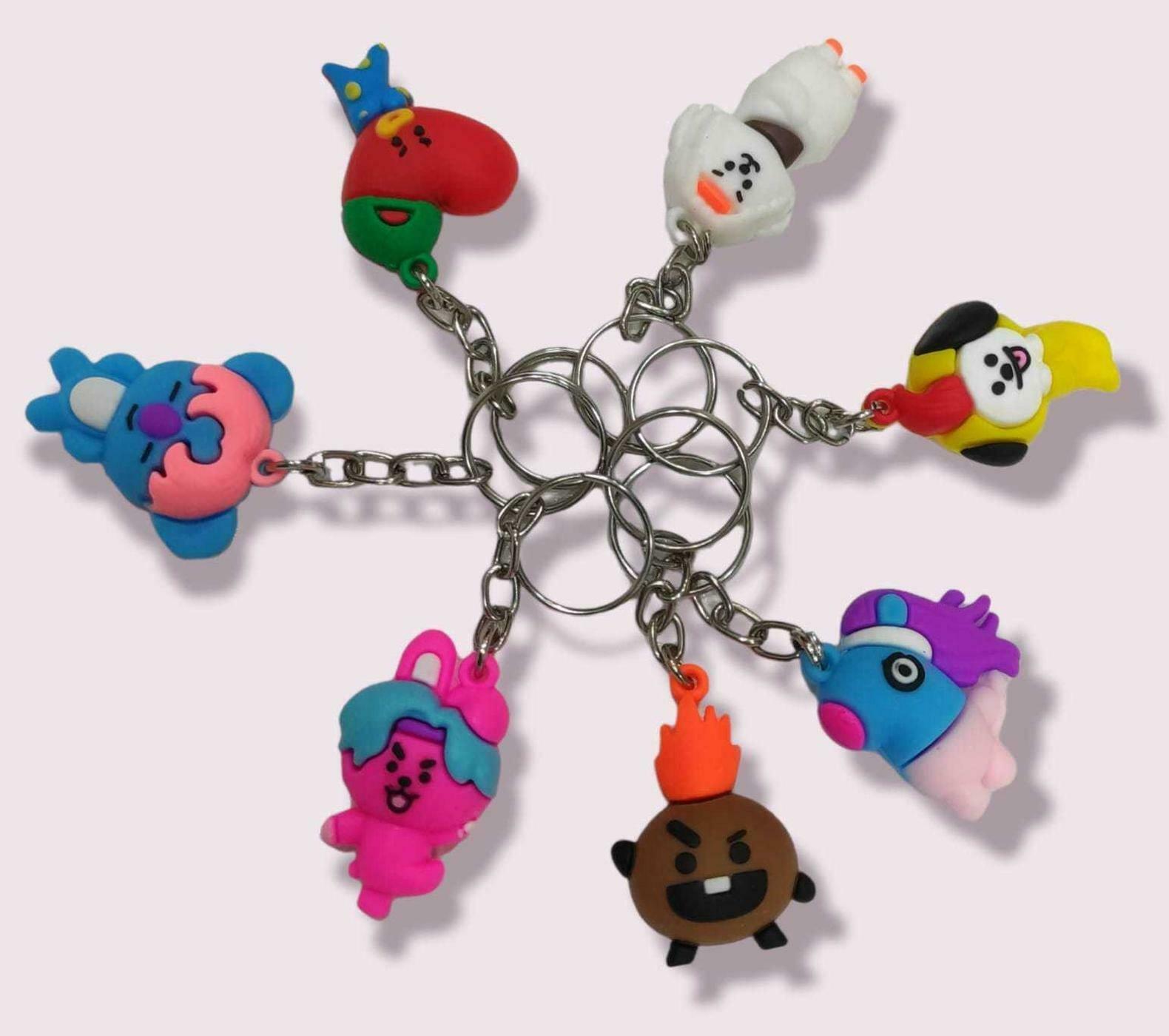 Buy Jdp Novelty Multicolor Rubber Band BTS Boys Miniature Cartoon