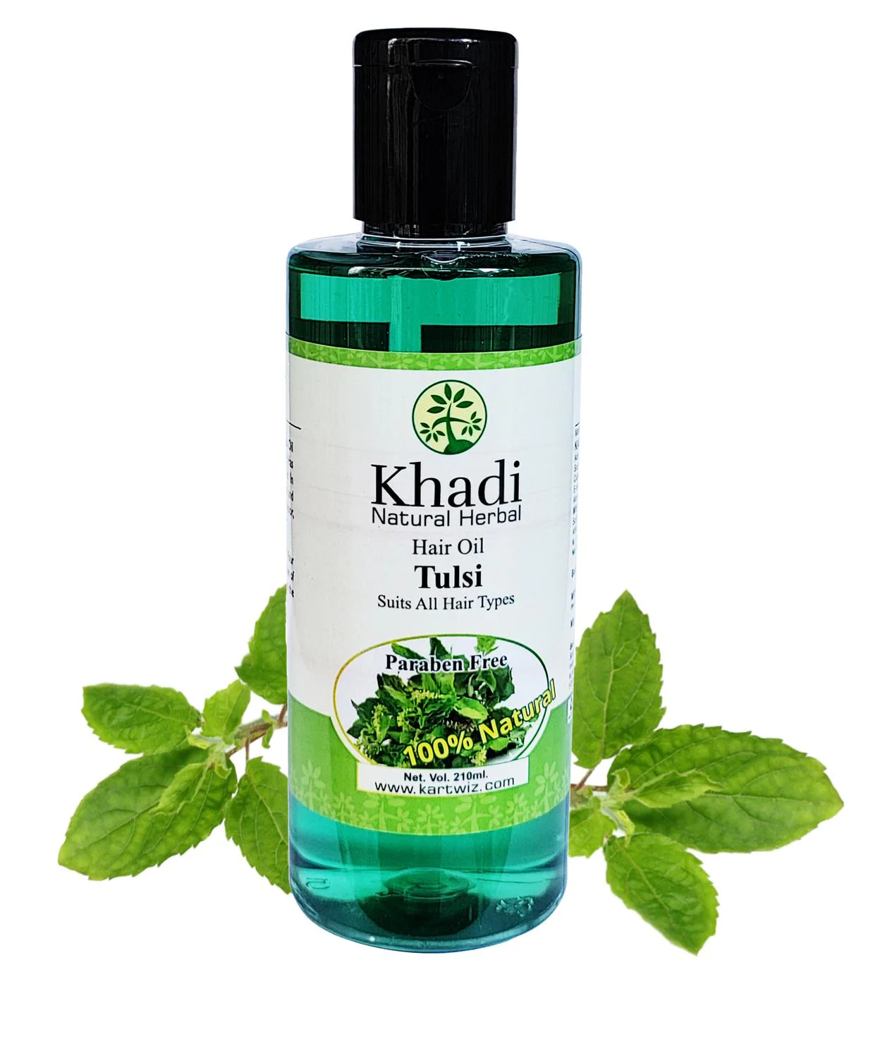 KHADI HERBAL Tulsi Hair Oil For Banishes Dandruff & Prevents Hair Loss  210ML || 210ML ||Pack Of 1 - JioMart