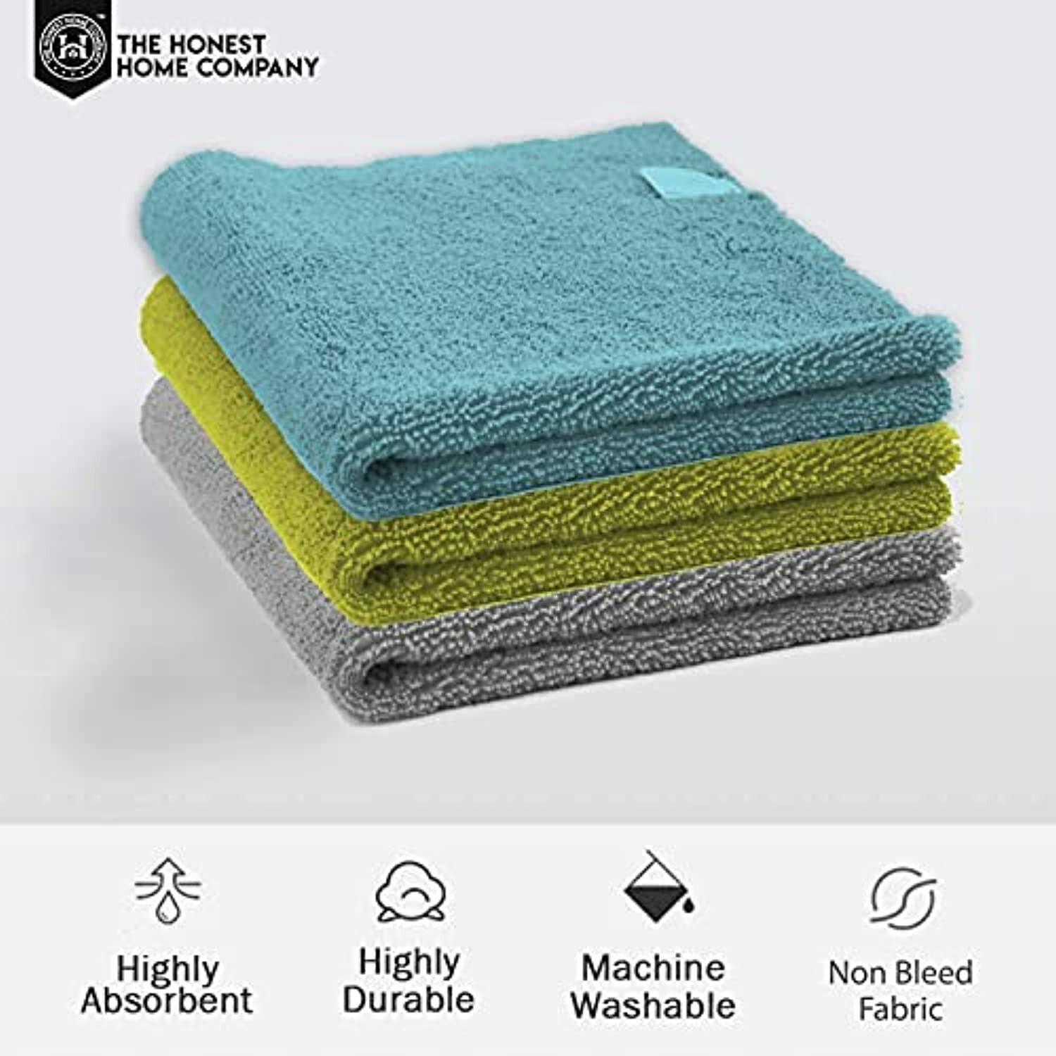 MicroFibre Cloths Blue Large 40x40cm Cleaning Durable Absorbant 