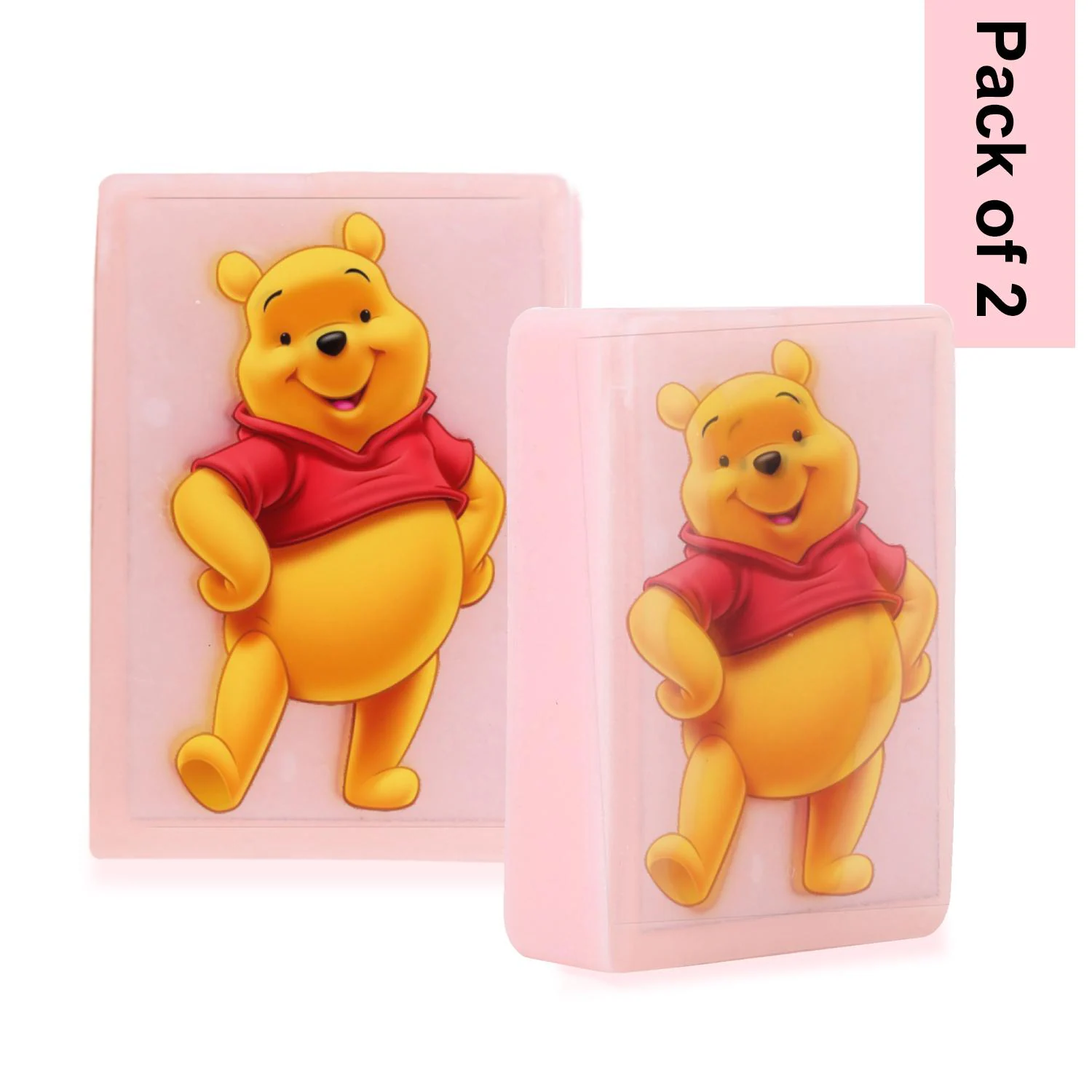Stay Soapy CARTOON Bathing Soap - Premium soap with pure essential oil (Happy  Lucky Bear) Pack of 2 - JioMart