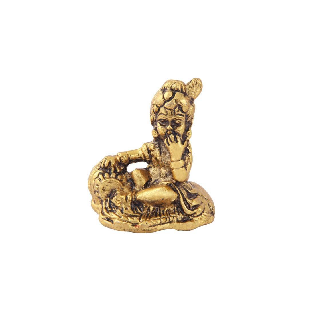 HANDICRAFTS PARADISE Handicrafts Paradise Resin Carved Bal Krishna Hpmr15074 
