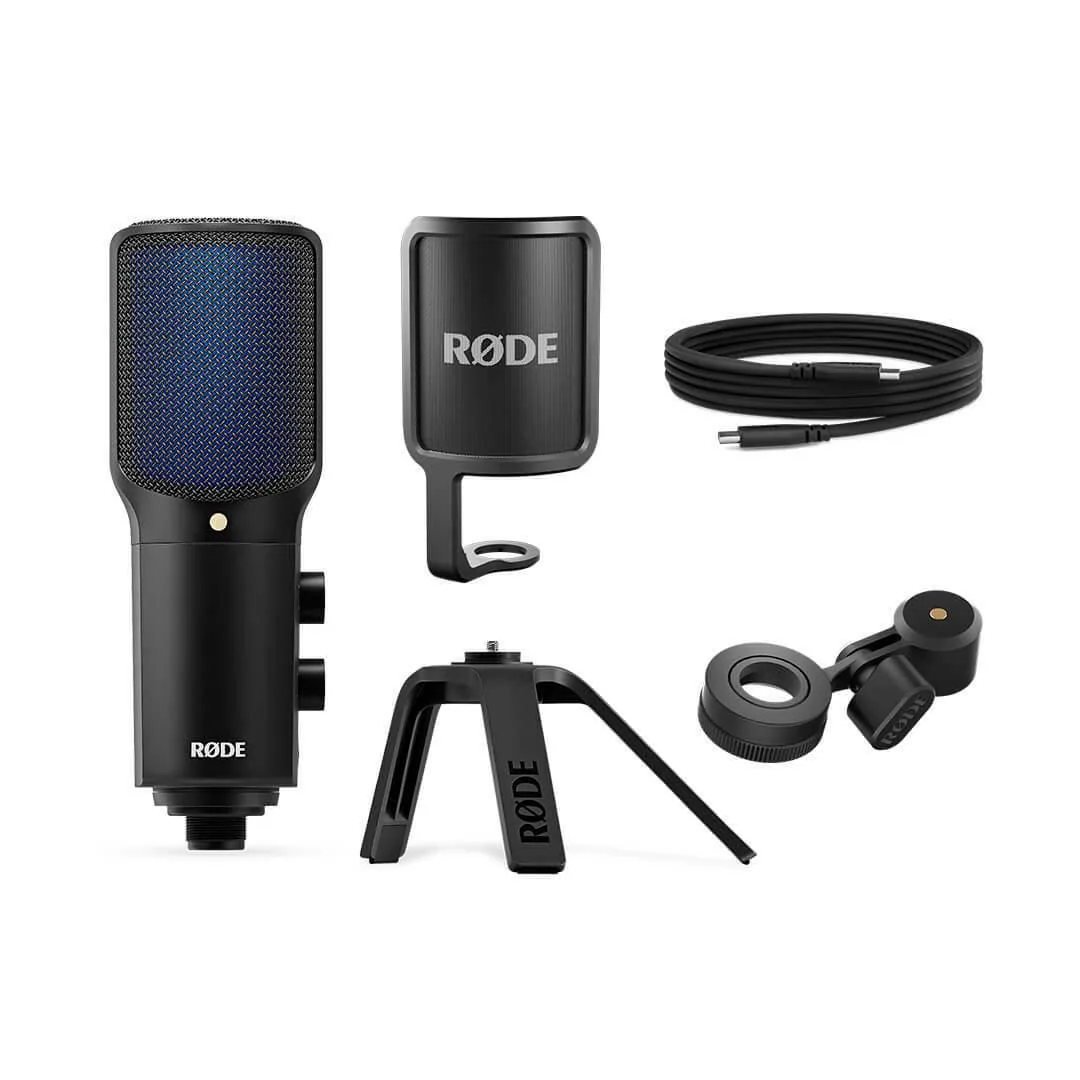 Buy Rode NT-USB+ USB Condenser Microphone, Large-Diaphragm