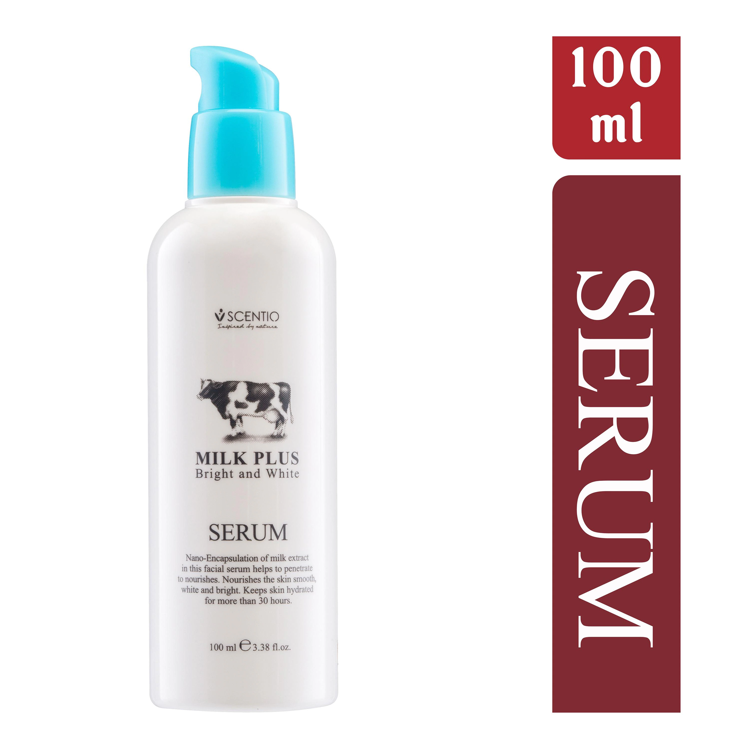 Buy Scentio Milk Plus Bright and White Serum, 100ml (Made In