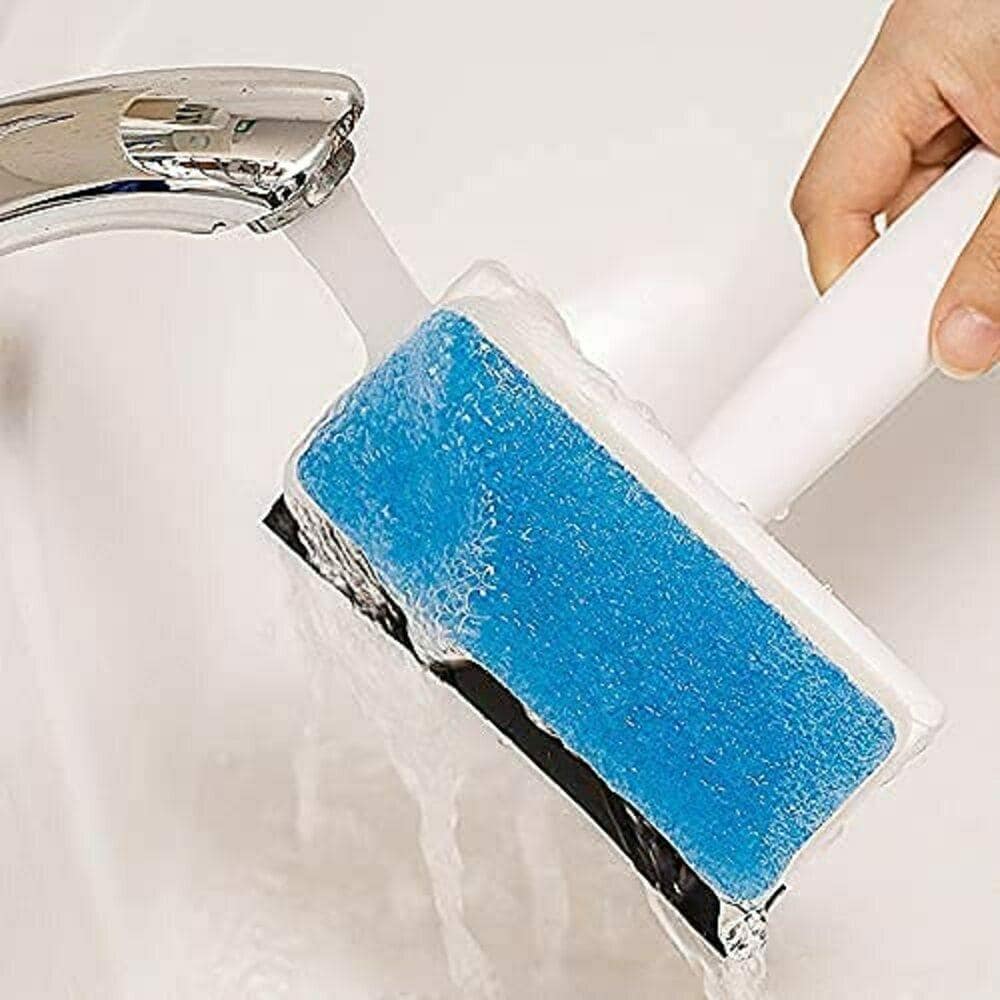 Buy DHYANI Glass Cleaning Tools 2 in 1 Wiper Brush Mirror Grout Tile  Cleaner Washing Pot Double-Sided Wipe Bathroom Window Scraper for Home Car  Online at Best Prices in India - JioMart.