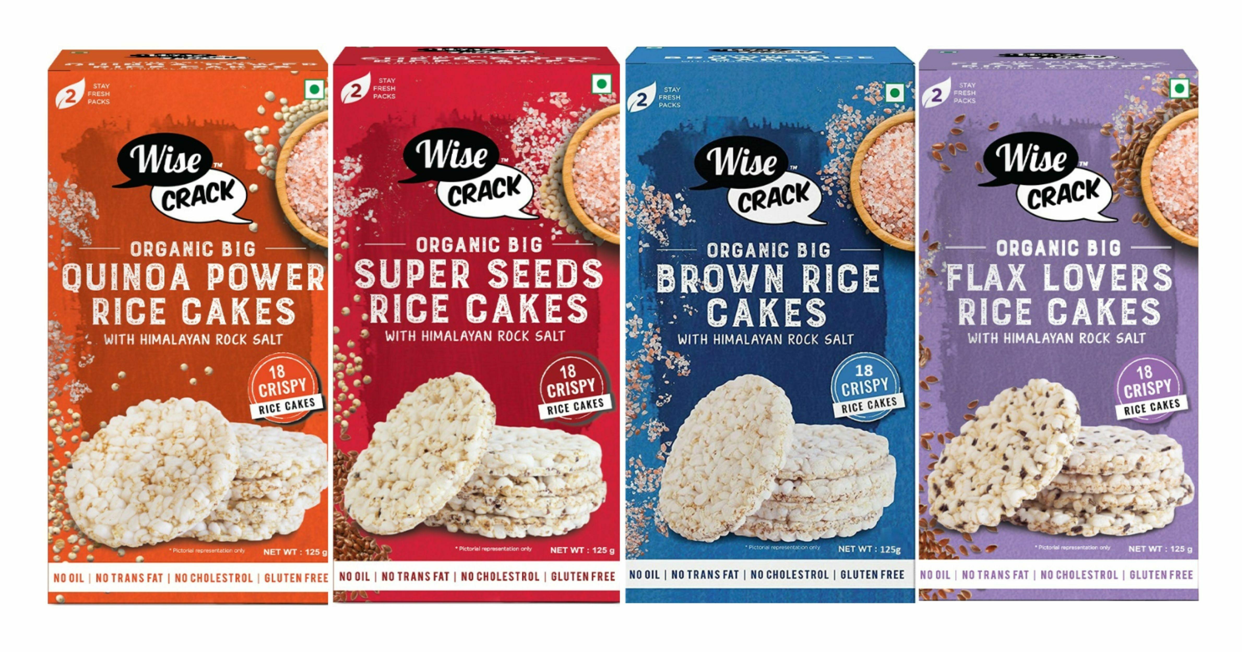 Buy WiseCrack|Organic Rice Cakes Family Variety Pack -Brown Rice