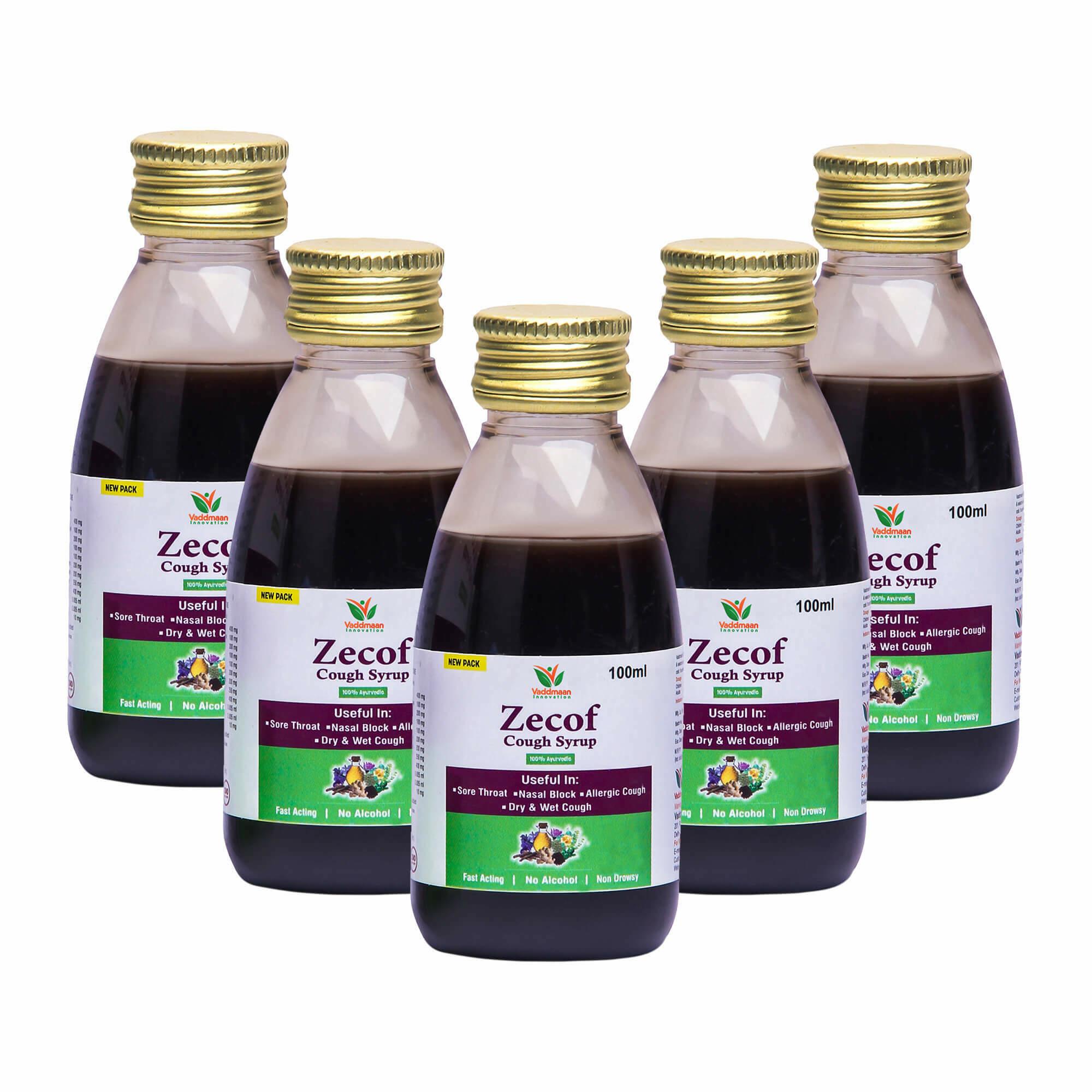 Buy Vaddmaan Zecof 100 Ml Pack Of 5 Pure Herbal And Natural