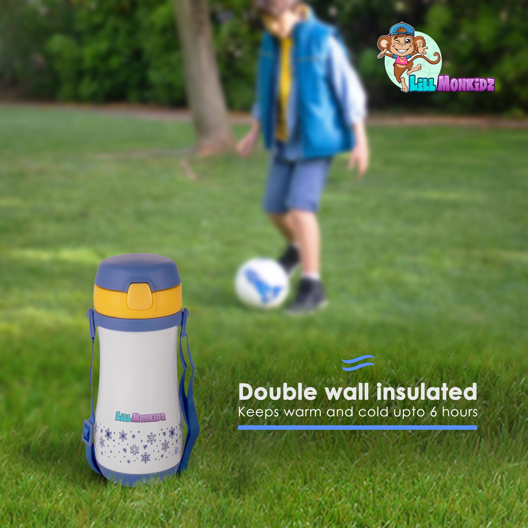 Buy Maru LiLMONKIDZ Stainless Steel Vacuum Bottle for Kids (300ml