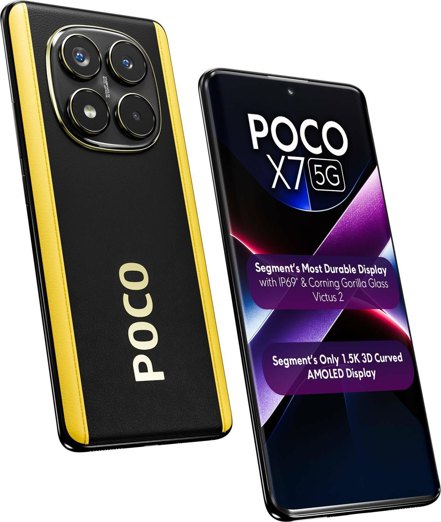 Buy POCO X7 5G, 12GB Ram, 512GB Storage, Black, Smartphone Online