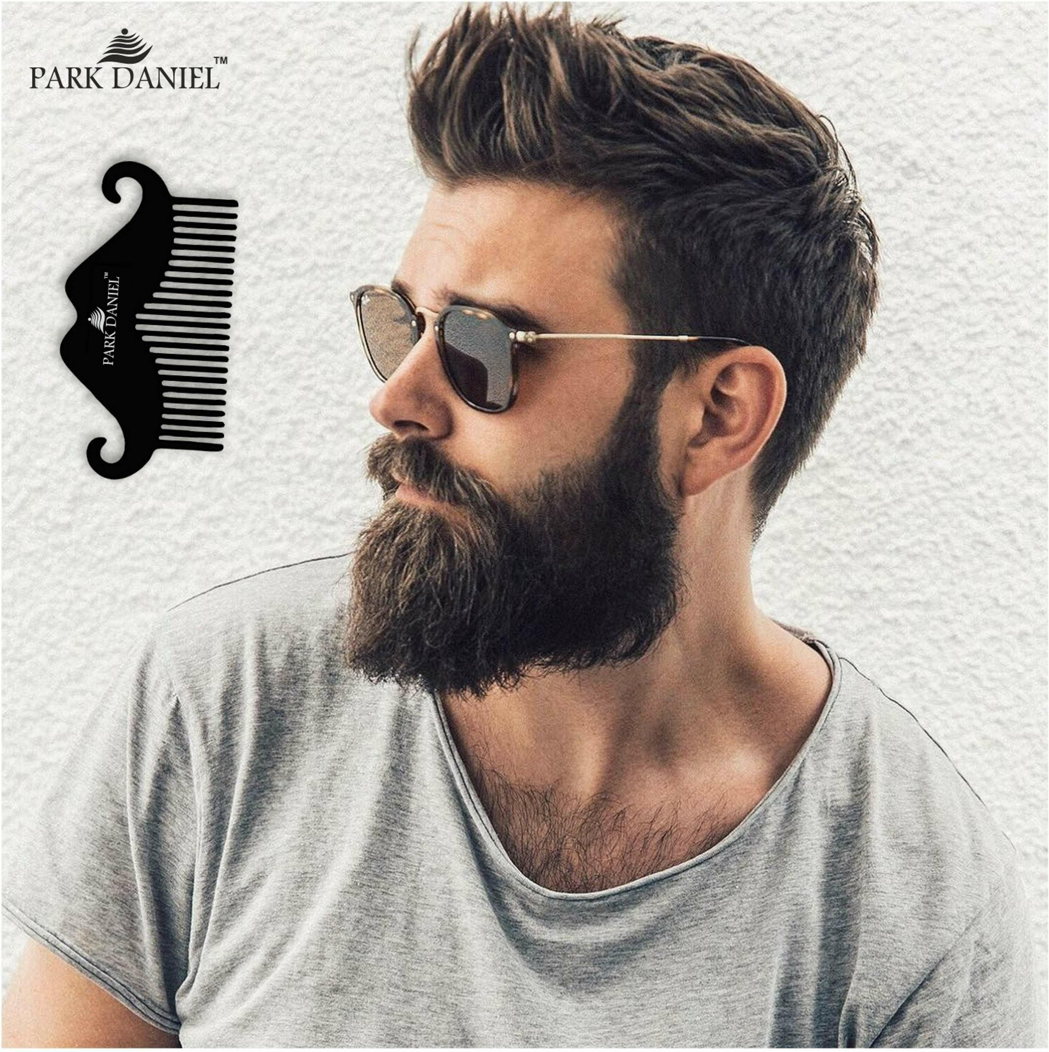 Park Daniel Mustache Beard Comb | Style your beard hassle-free |  Pocket-size Comb for hair & Beard styling - JioMart