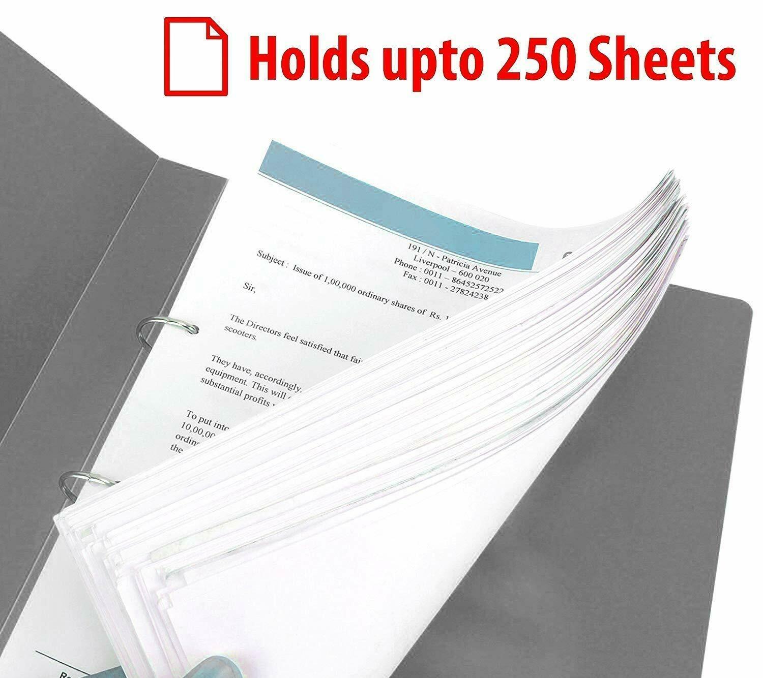 Buy Shining Zon 2D Ring Binder Plastic Box File -A4 Size | File