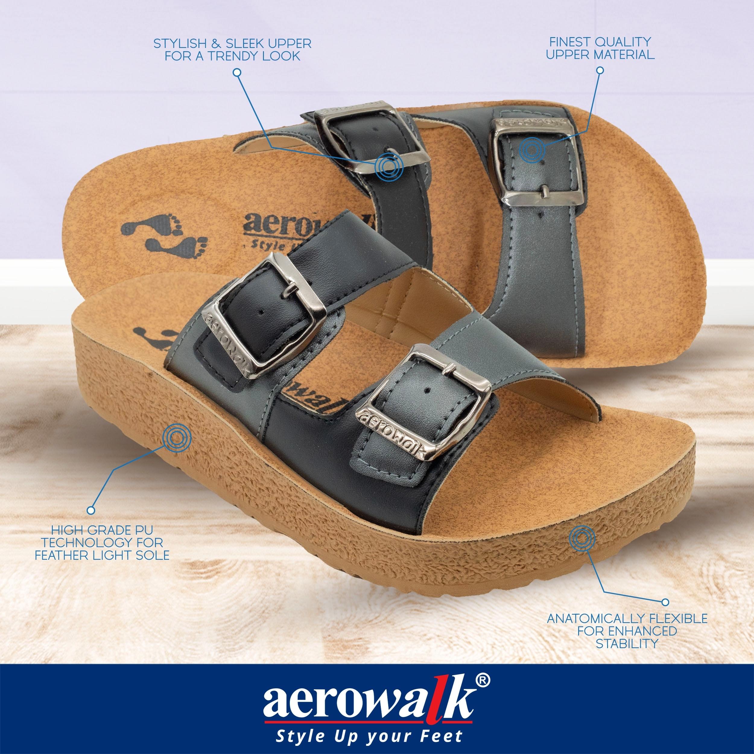 Buy Aerowalk Style Up your Feet Stylish Double Buckle Sandal