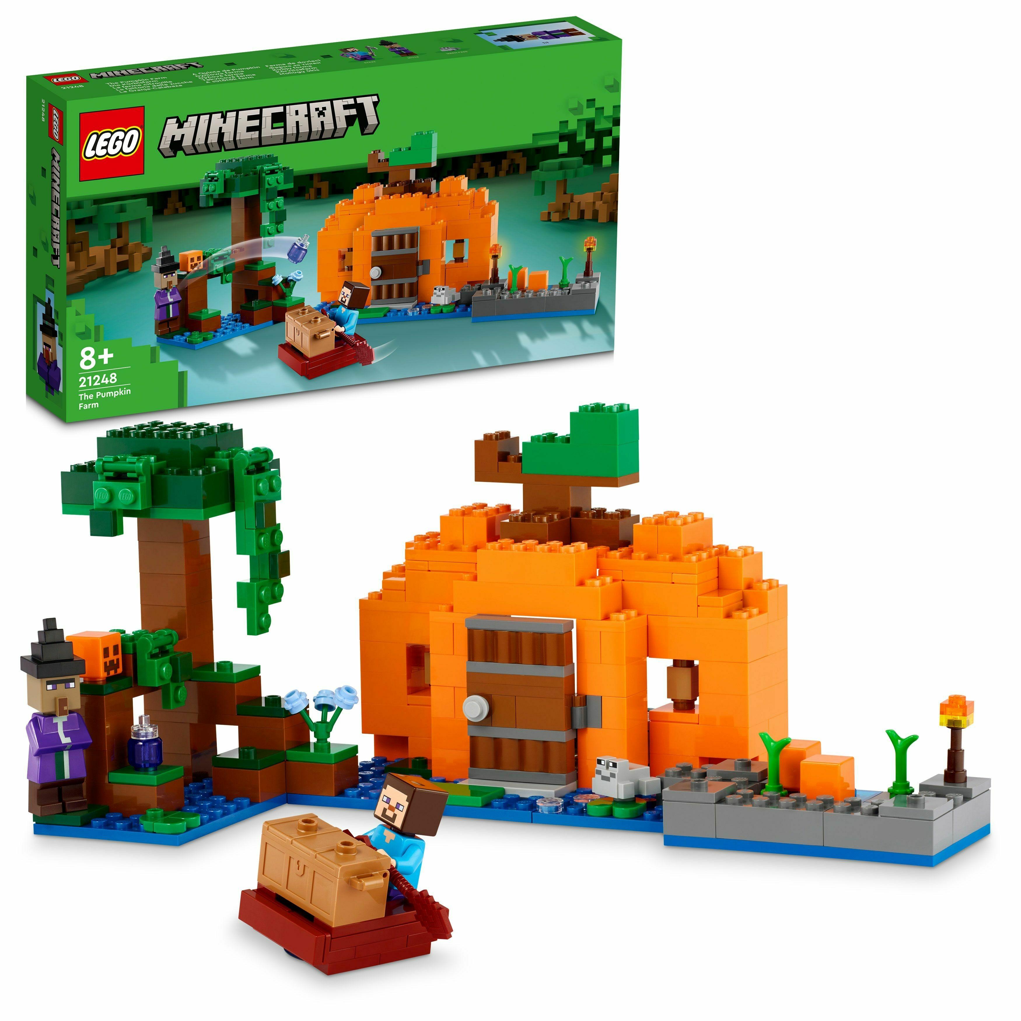 Buy LEGO Minecraft The Pumpkin Farm 21248 Building Toy Set (257