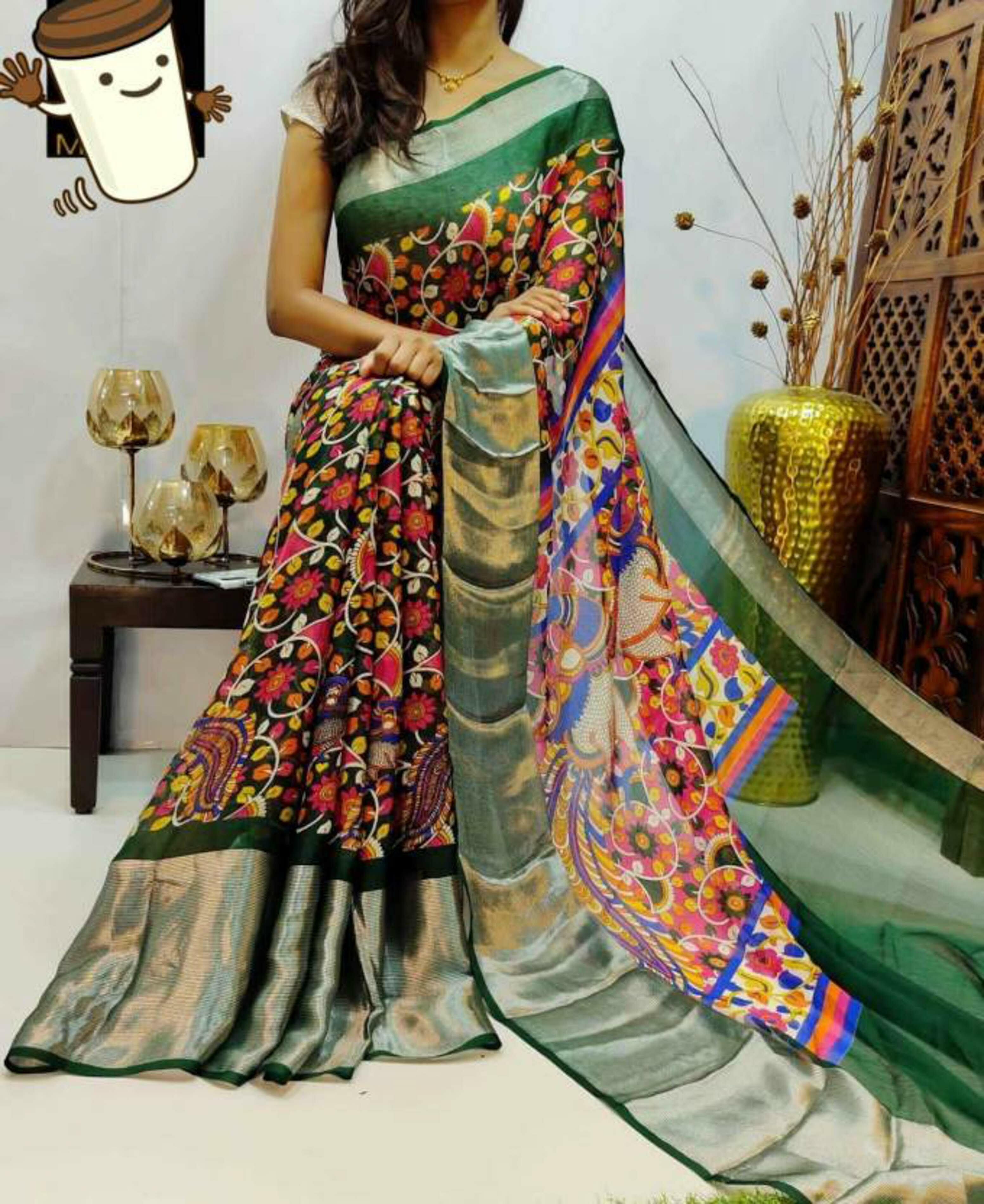 Swastik Deep Mala Daily wear sarees catalog,