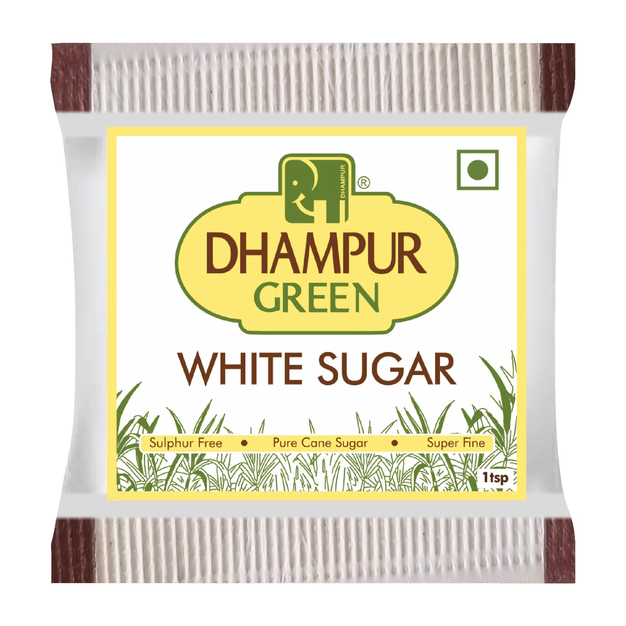 Buy Dhampur Green White Sugar Sachets 5g (200pcs) -1KG pack Online