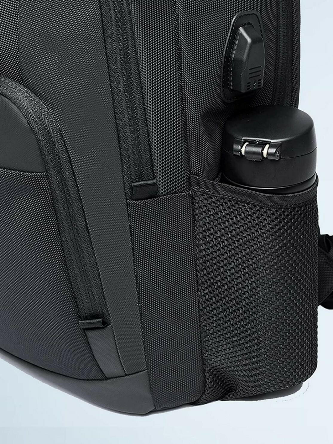 Buy Fur Jaden BM87 Black Anti Theft Pocket Smart Laptop Backpack