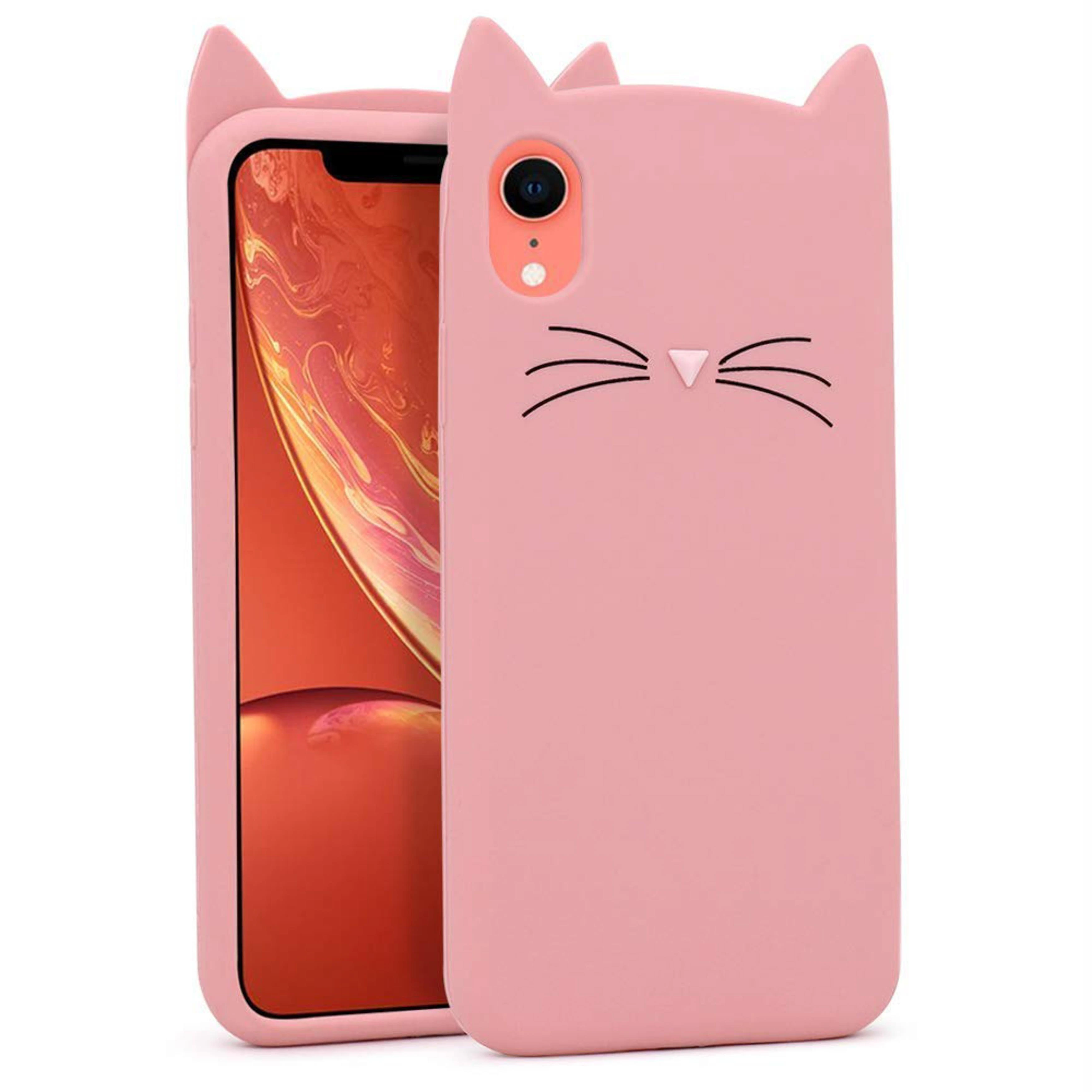 Richburg Pink Rubber Billi Cartoon Ear Design Shockproof Back Case For  Iphone Xr - JioMart