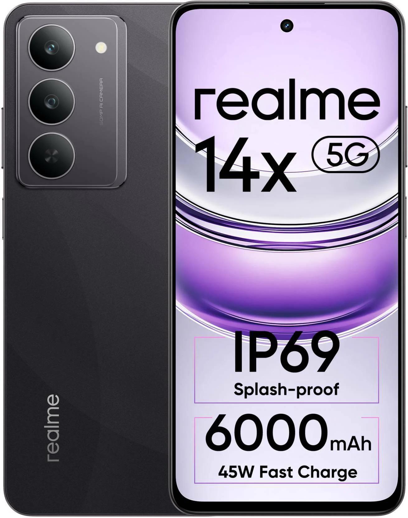 Realme 14X 6GB+128GBグローバルバージョン、SIMフリー realme 14x