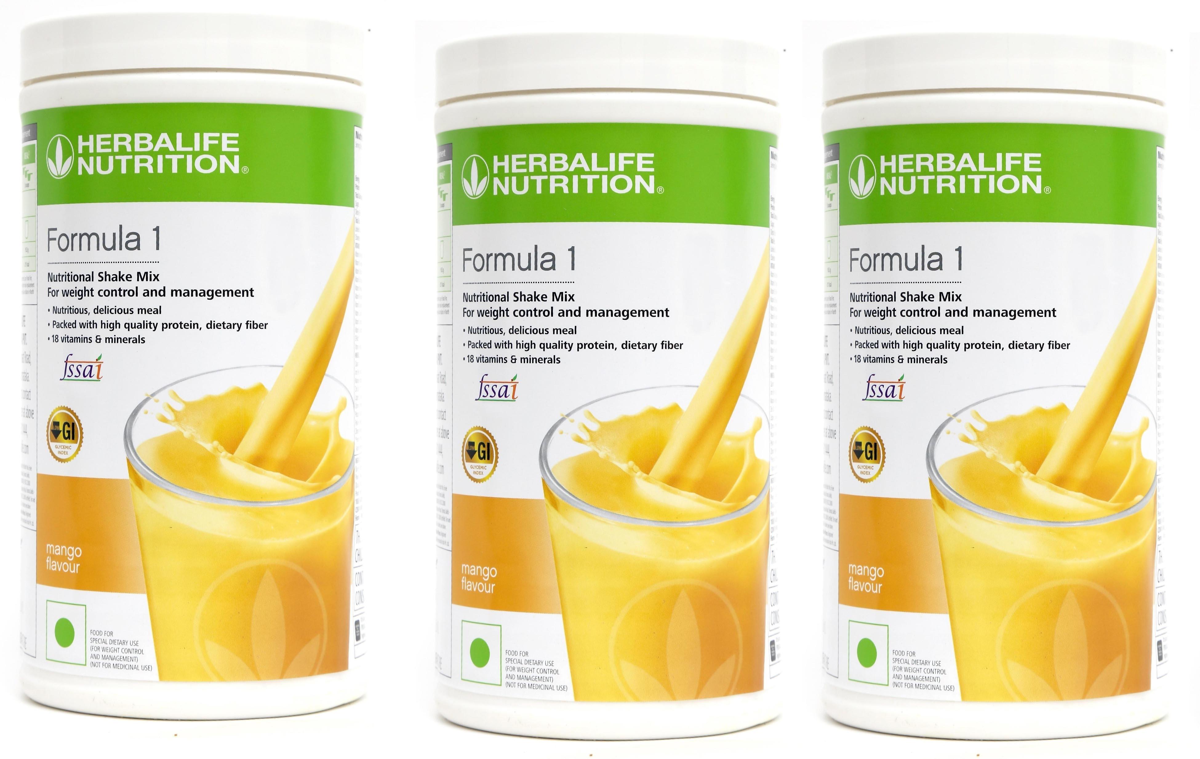 HERBALIFE ハーバライフ フォーミュラ1 マンゴー 3本セット