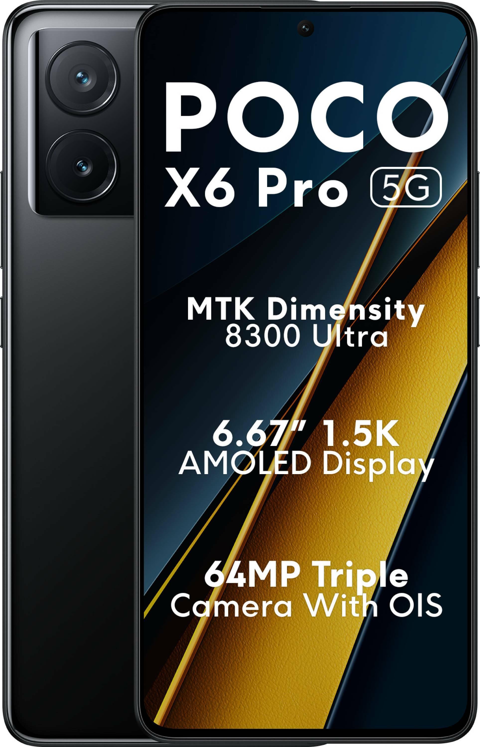 POCO X6 Pro 5G ブラック 8GB RAM 256GB ROM