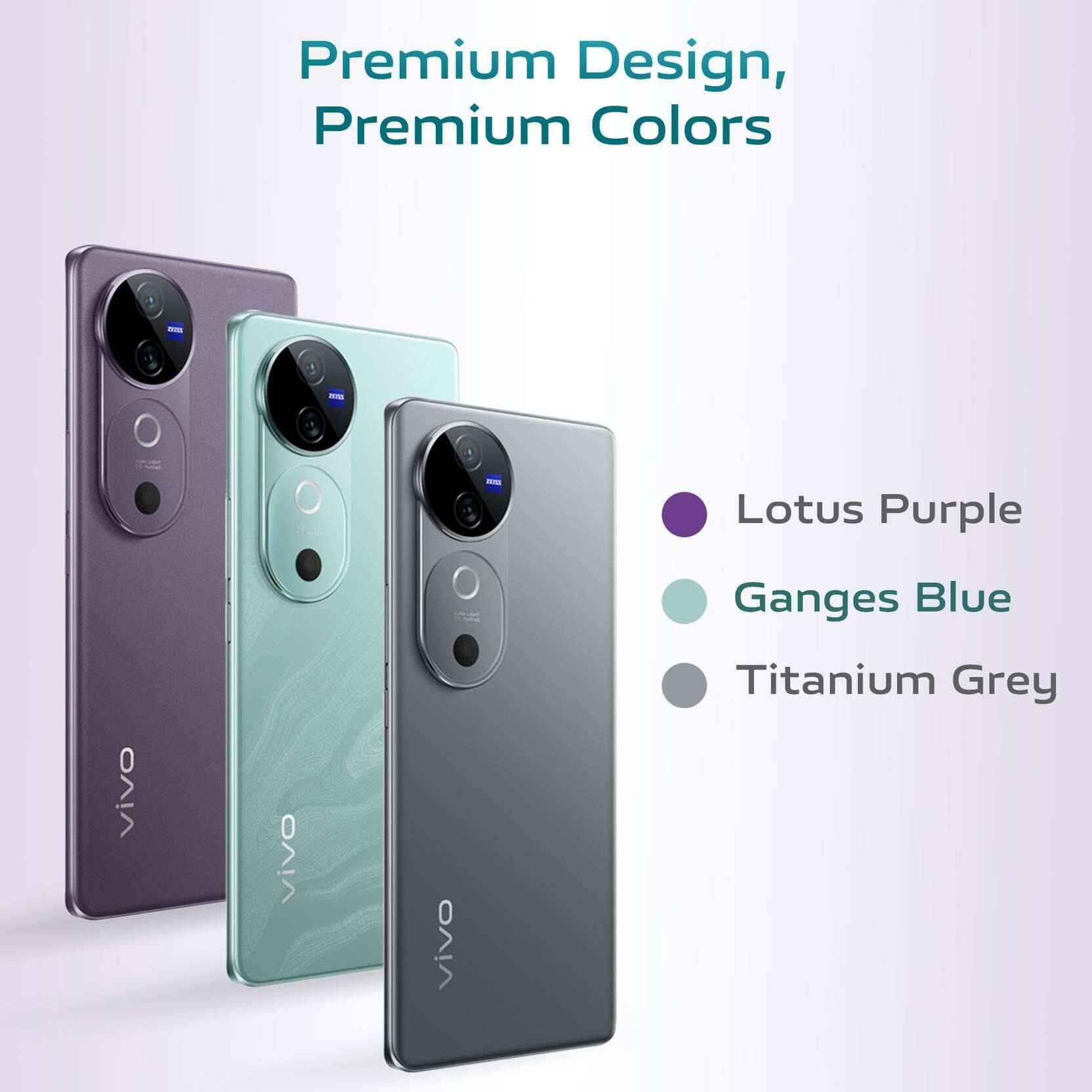 Buy Vivo V40 5G, 8GB Ram, 256GB Storage, Titanium Grey, Smartphone