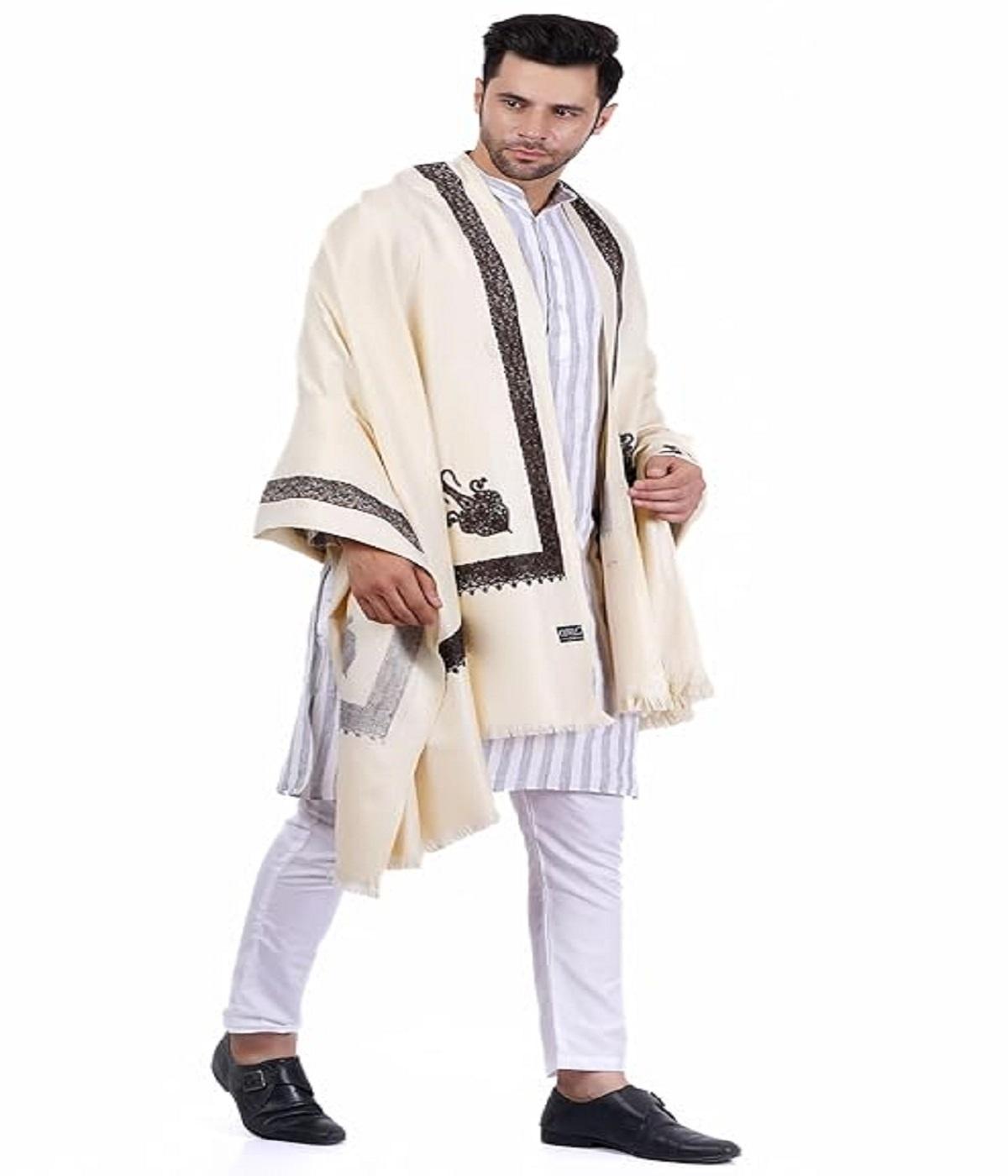 mens shawl kashmiri